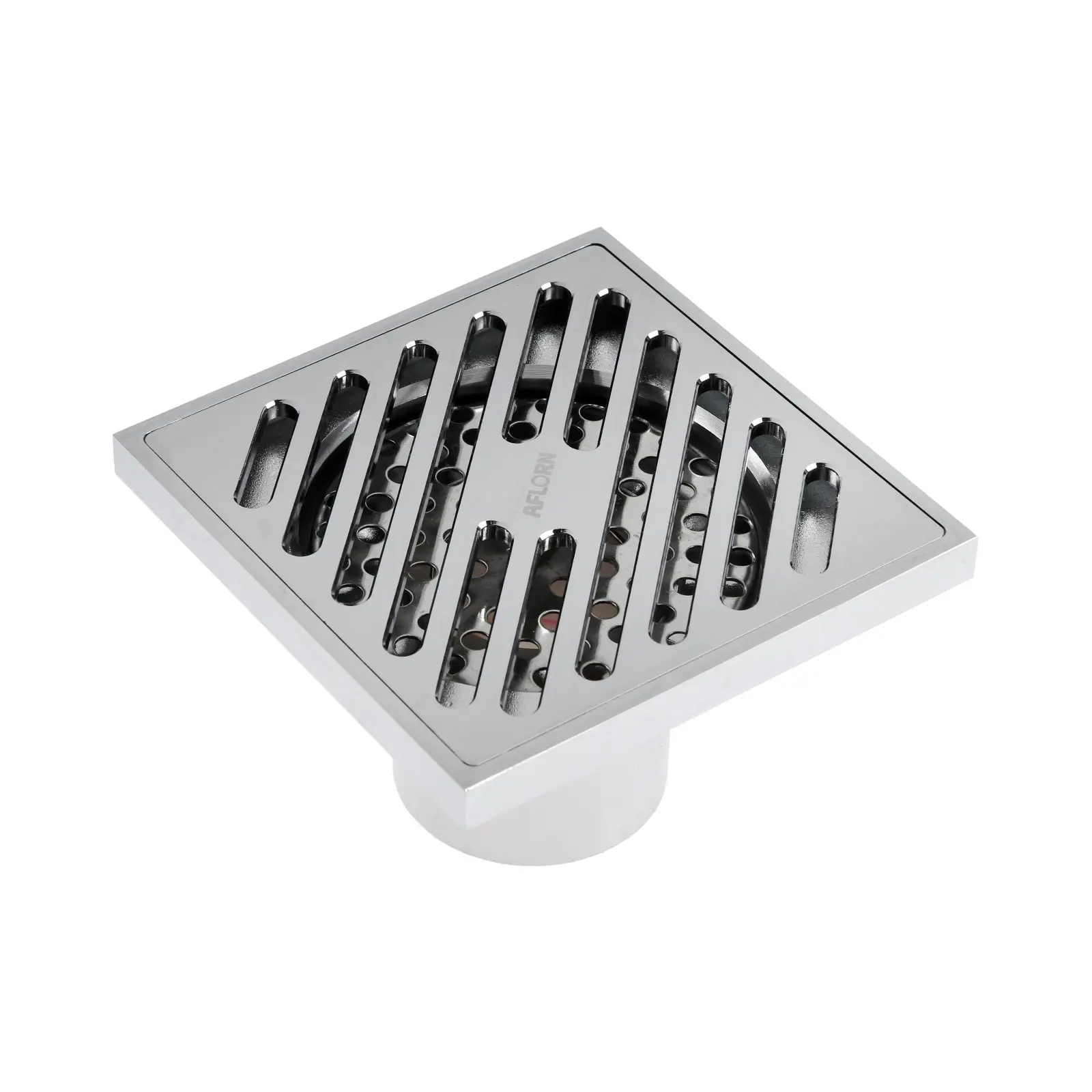 Изображение товара Трап для душа AFLORN 9084389 латунь 100x100 мм сухой затвор вертикальный