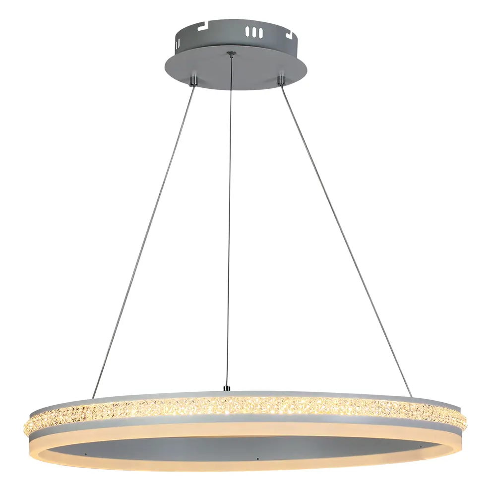 Изображение товара Люстра потолочная светодиодная Profit Light 6040/1 WHT с пультом управления для дома и офиса