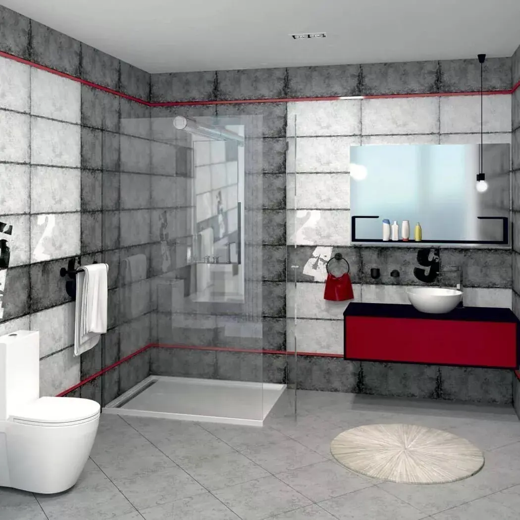 Изображение товара Плитка настенная Керамин Мегаполис 1С 300x600 серая1.98м2, цена за упаковку