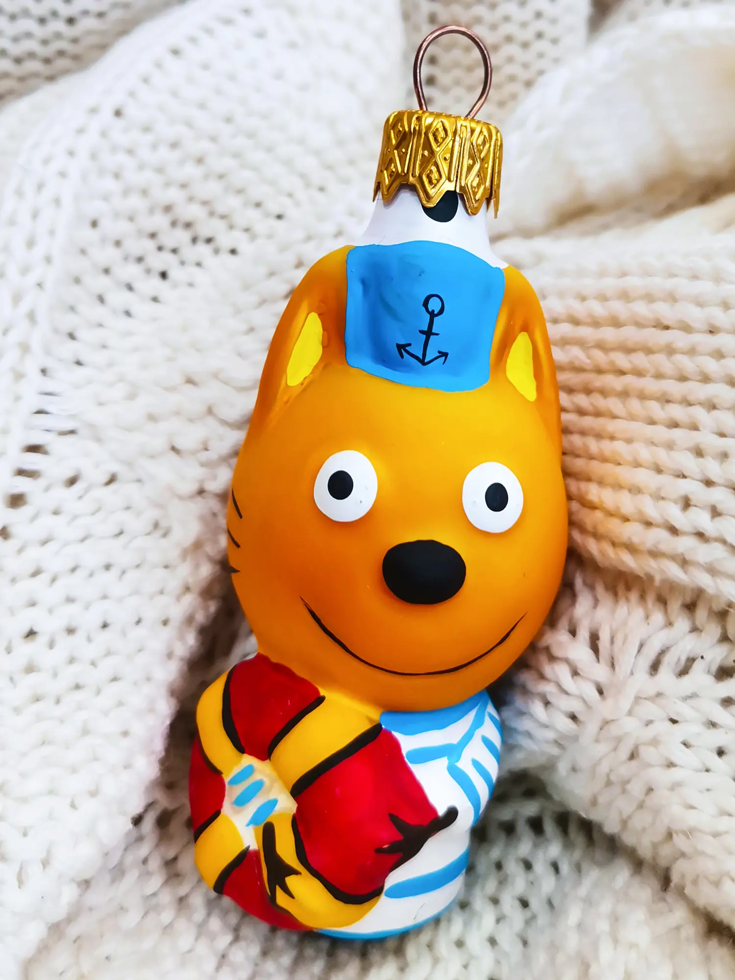 Изображение товара Елочная игрушка Коржик Коломеев ФУП-541 8 см х 4 см разноцветный