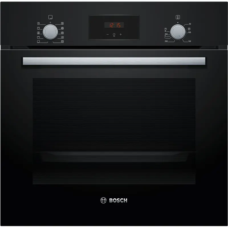 Изображение товара Электрический встраиваемый духовой шкаф Bosch Serie 2 HBF114EB1R 59.4x59.5x54.8 см цвет черный