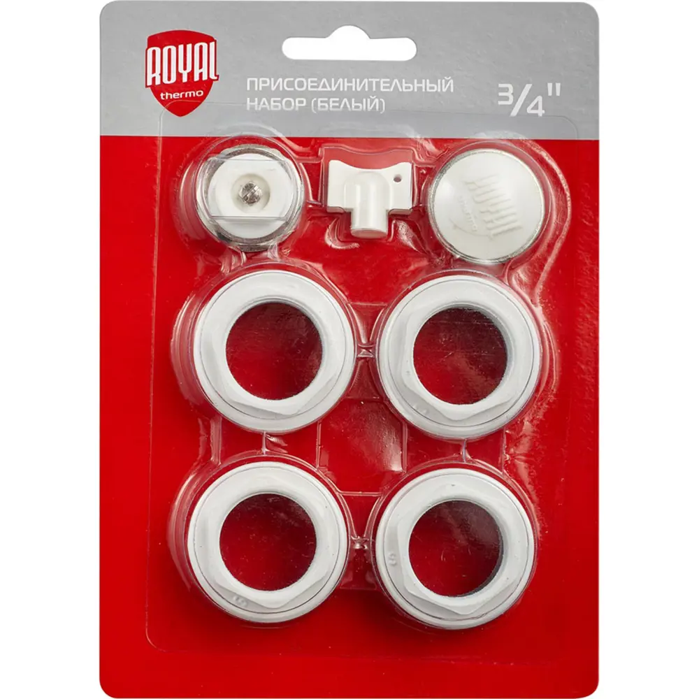 Изображение товара Монтажный комплект для установки радиатора отопления Royal Thermo НС-1156779, 3/4'' белый