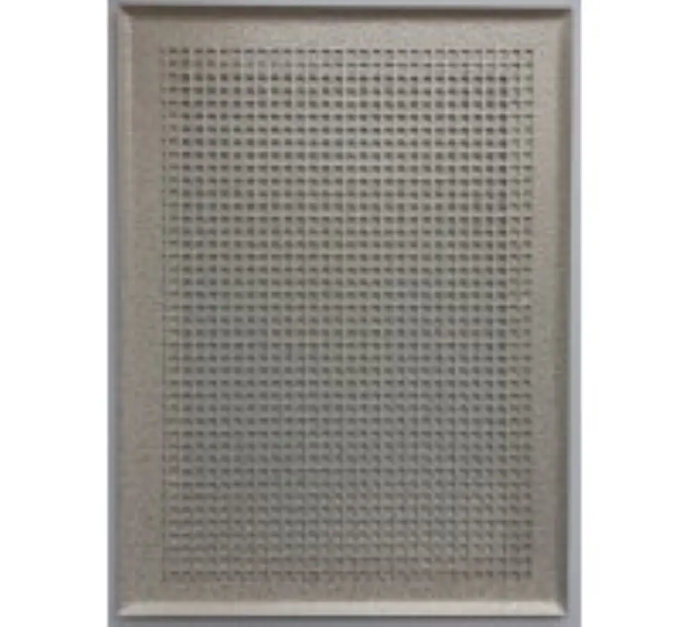 Изображение товара Решетка вентиляционная Шамрай 180x240 мм сталь перфорация квадрат цвет антик белый