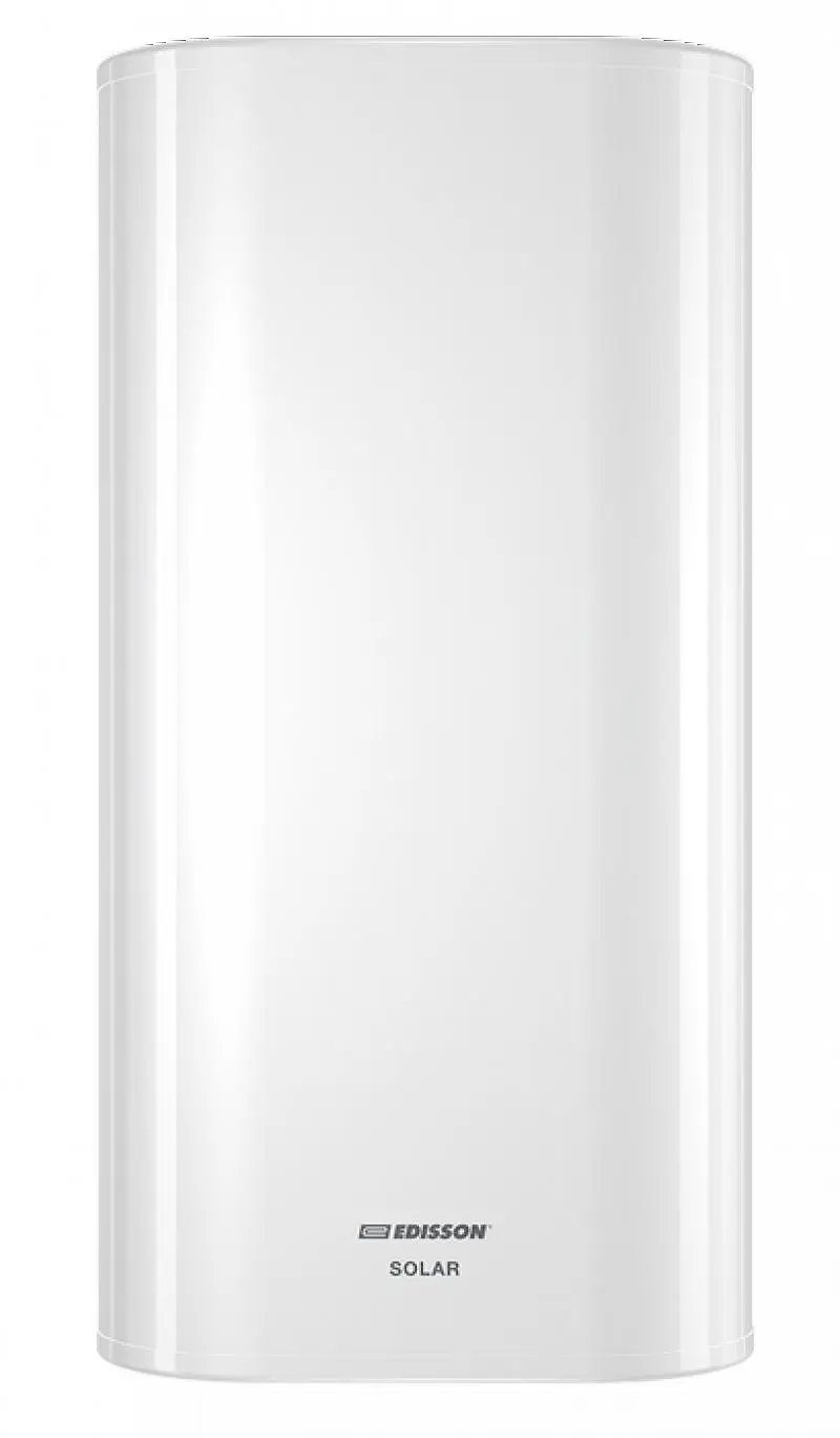 Изображение товара Электрический накопительный водонагреватель Edisson Solar 80 V 2 кВт нержавеющая сталь
