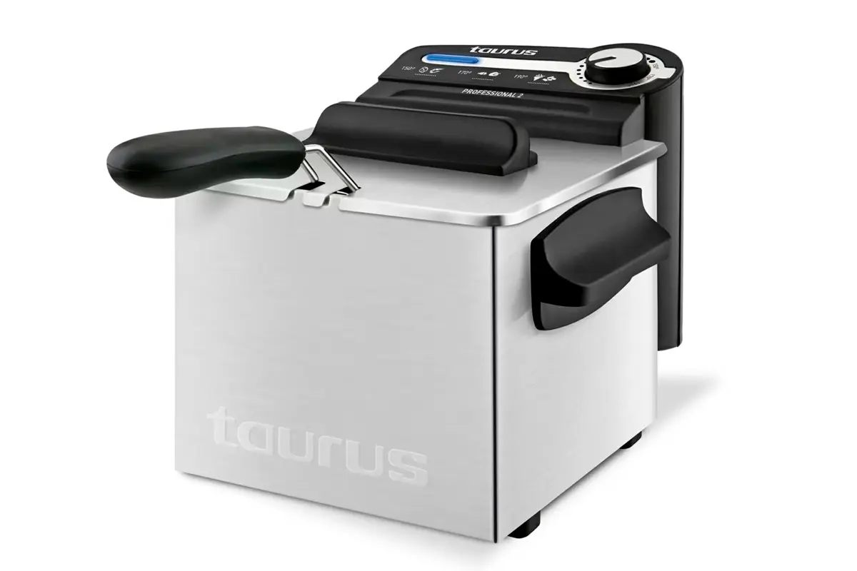 Изображение товара Электрическая фритюрница Taurus Professional 2 2 л цвет серебристый