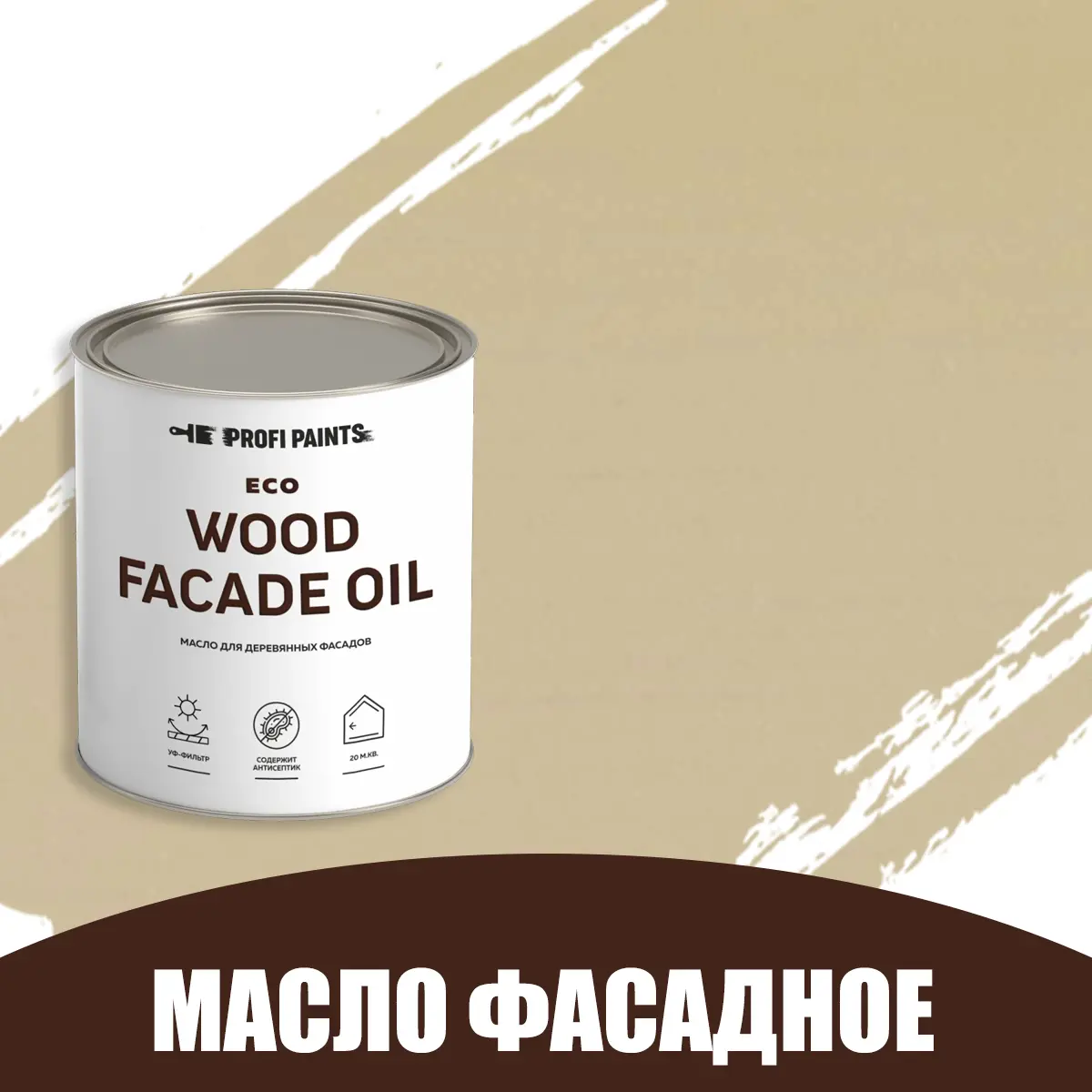 Изображение товара Profipaints ECO Wood Facade Oil для обработки деревянных фасадов