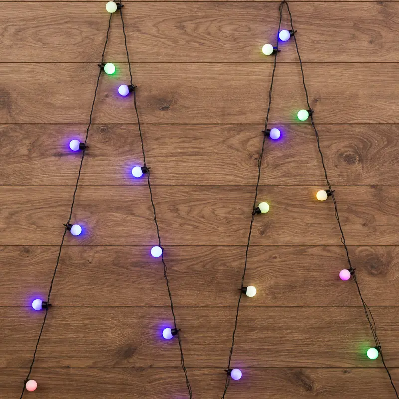 Изображение товара Электрогирлянда комнатная Neon-night 303-569 нить 5 м 25 ламп белый 8 режимов работы