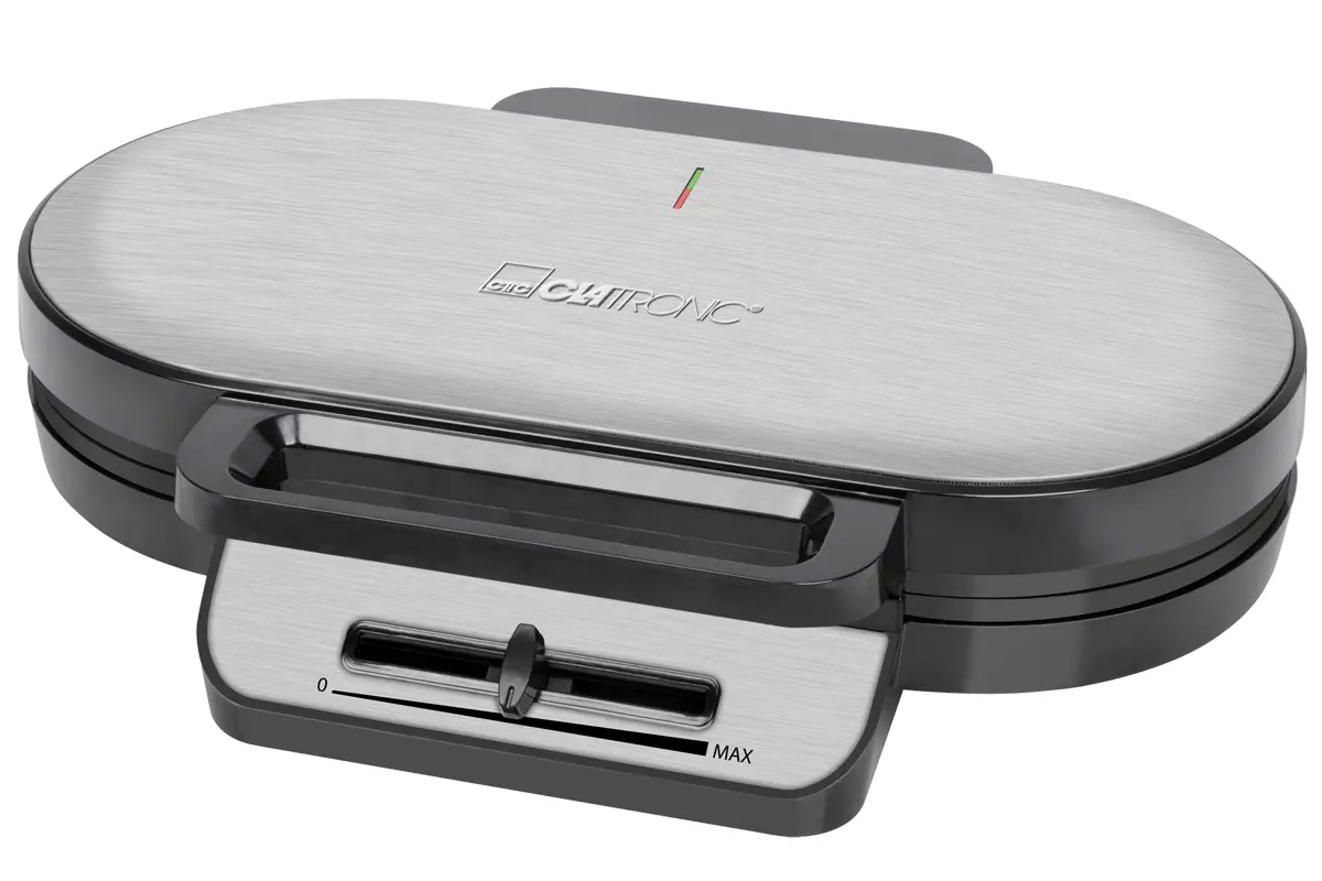Изображение товара Вафельница Clatronic WA 3745 schwarz-inox цвет серый серебристый