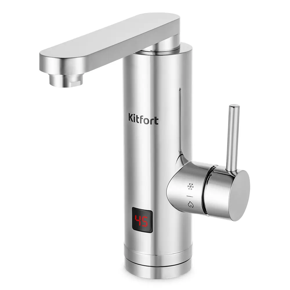 Изображение товара Проточный водонагреватель электрический Kitfort КТ-4029 3 кВт серый