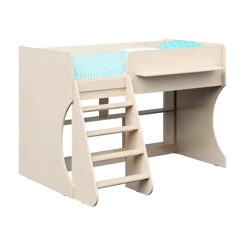 Изображение товара Кровать-чердак Капризун Р436 80x180 см ЛДСП цвет дуб млечный