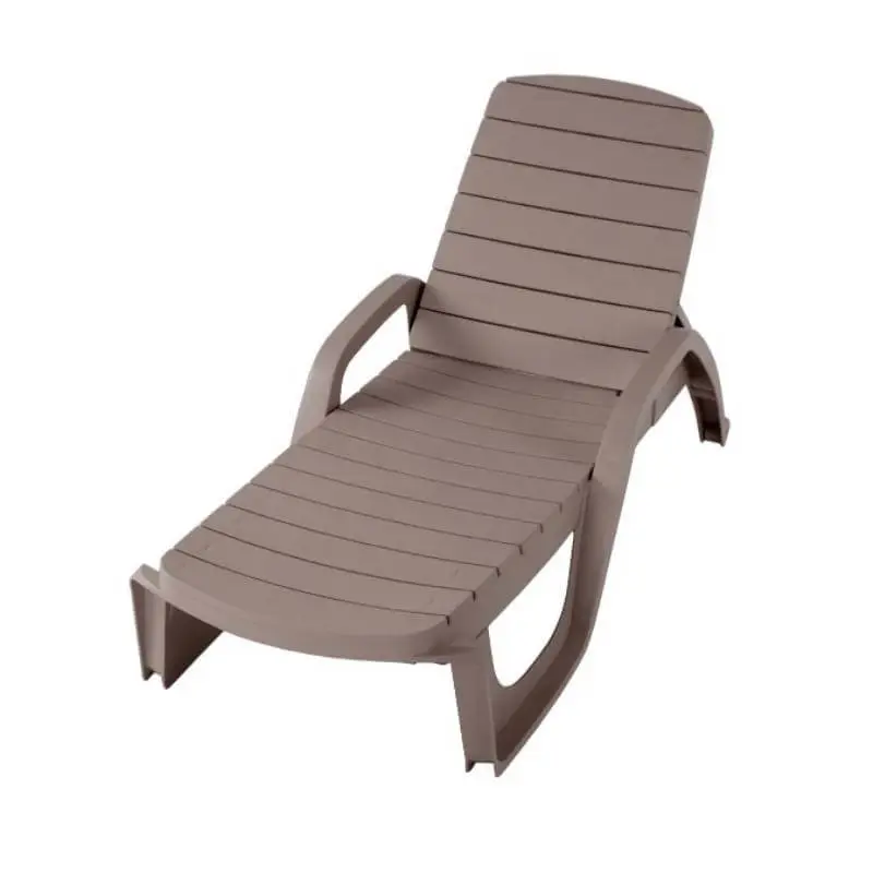 Изображение товара Шезлонг Honeycomb 190 см х 70 см х 32 см коричневый пластик