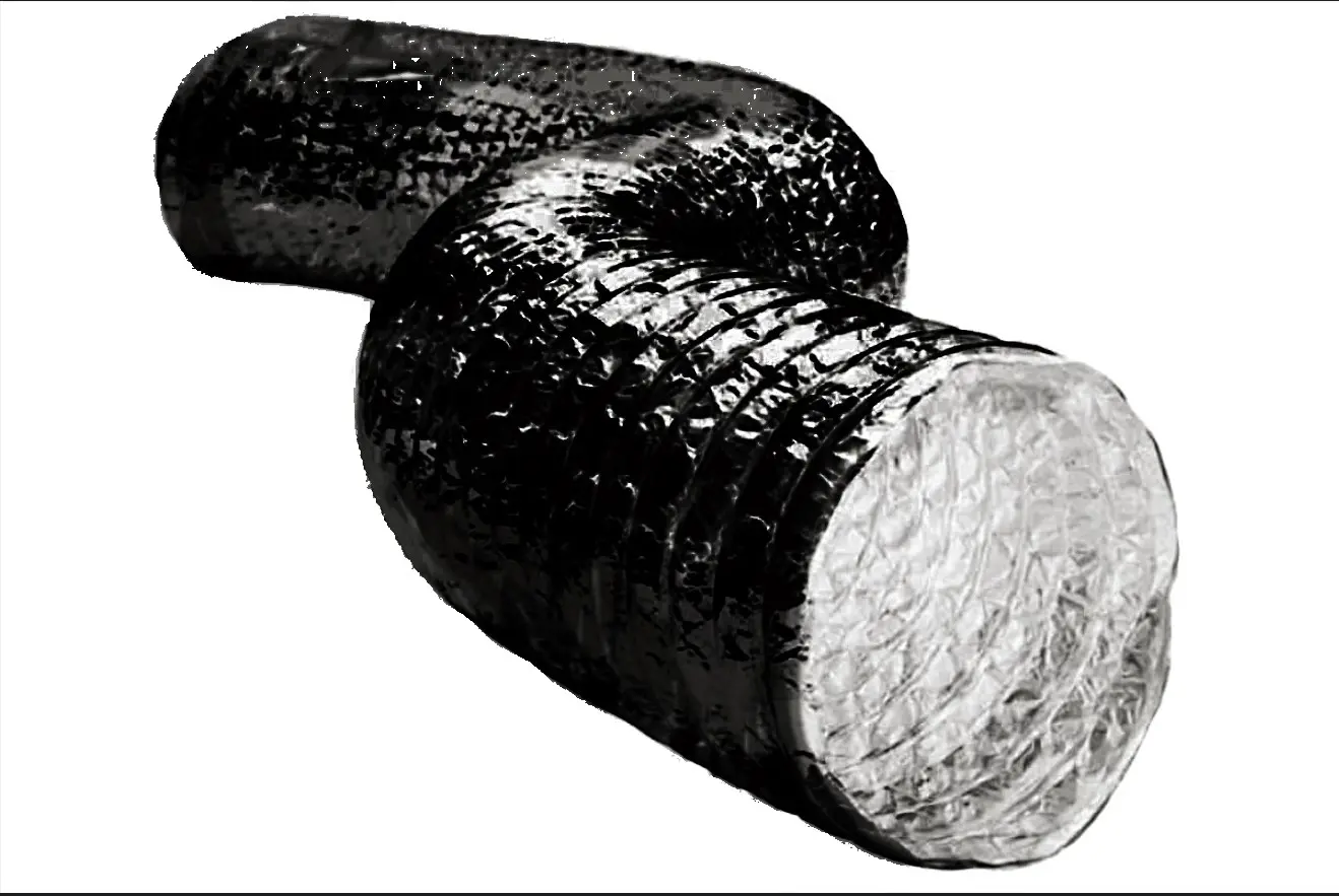 Изображение товара Гибкий алюминиевый воздуховод Diaflex DFA 152 мм 10 м черный