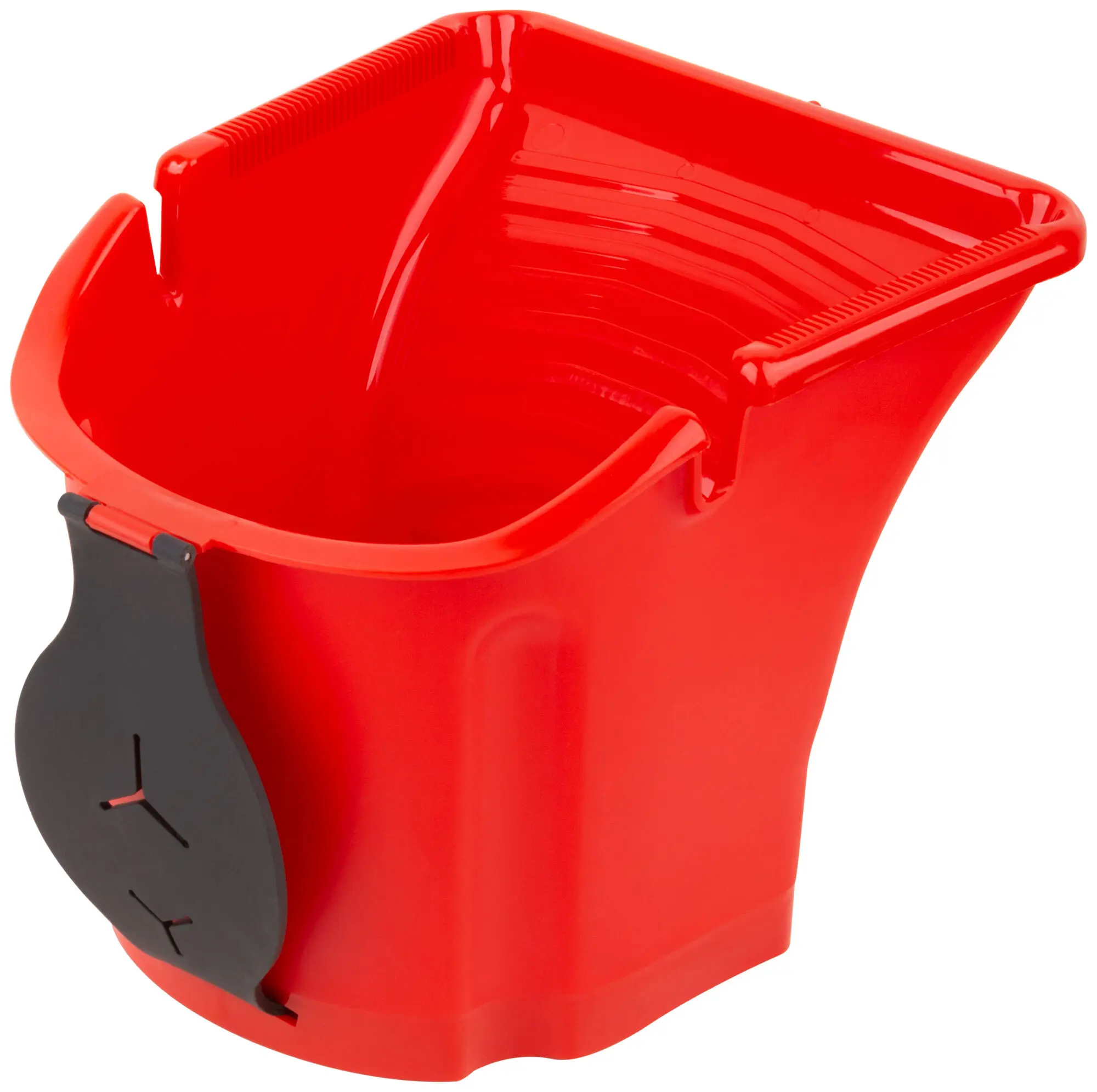 Изображение товара Ковш для краски 1,6 л пластиковый с ребристой поверхностью красный