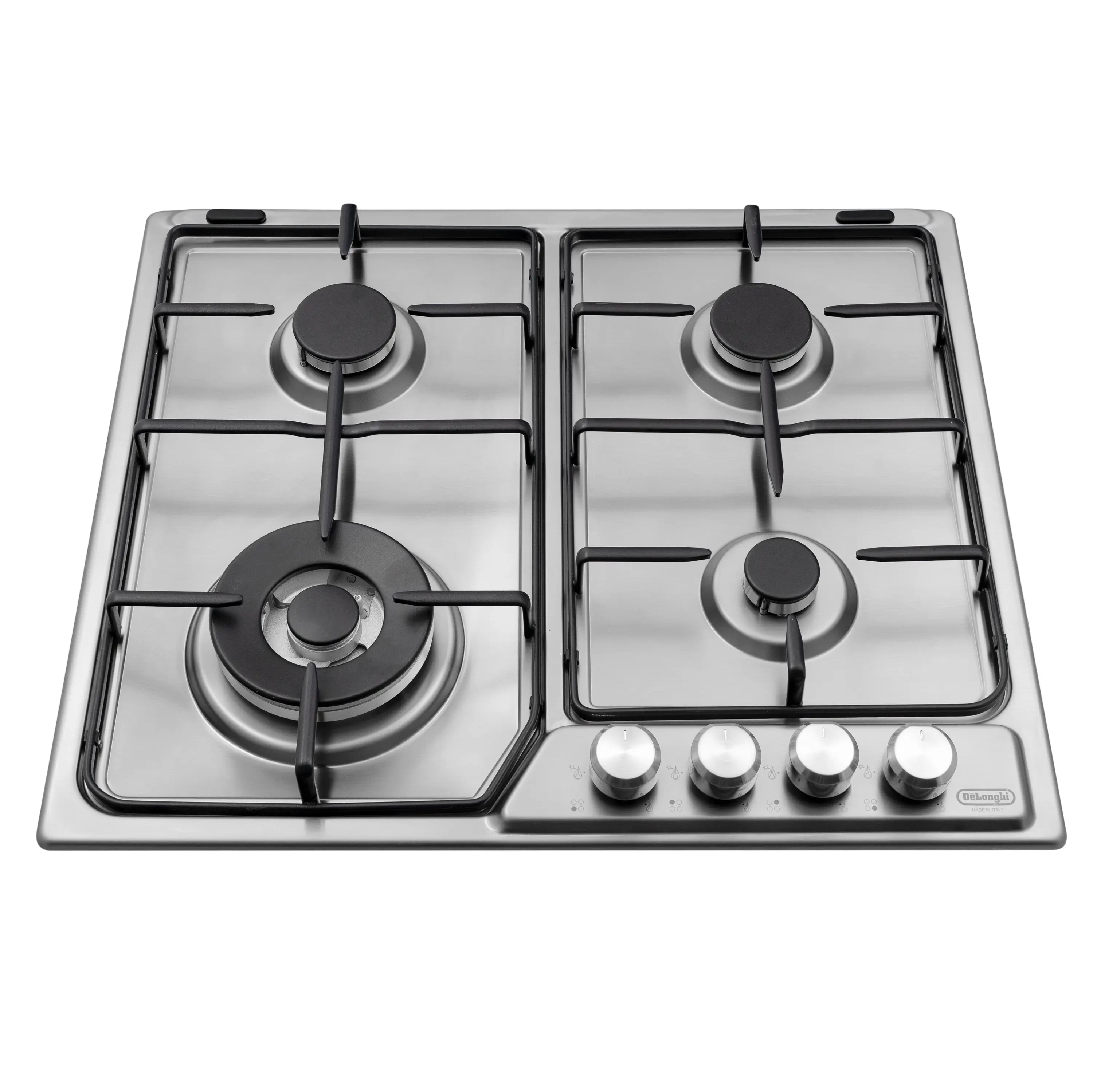 Изображение товара Газовая варочная панель DeLonghi DFI 46 ASDV RUS 58 см 4 конфорки серый металлик