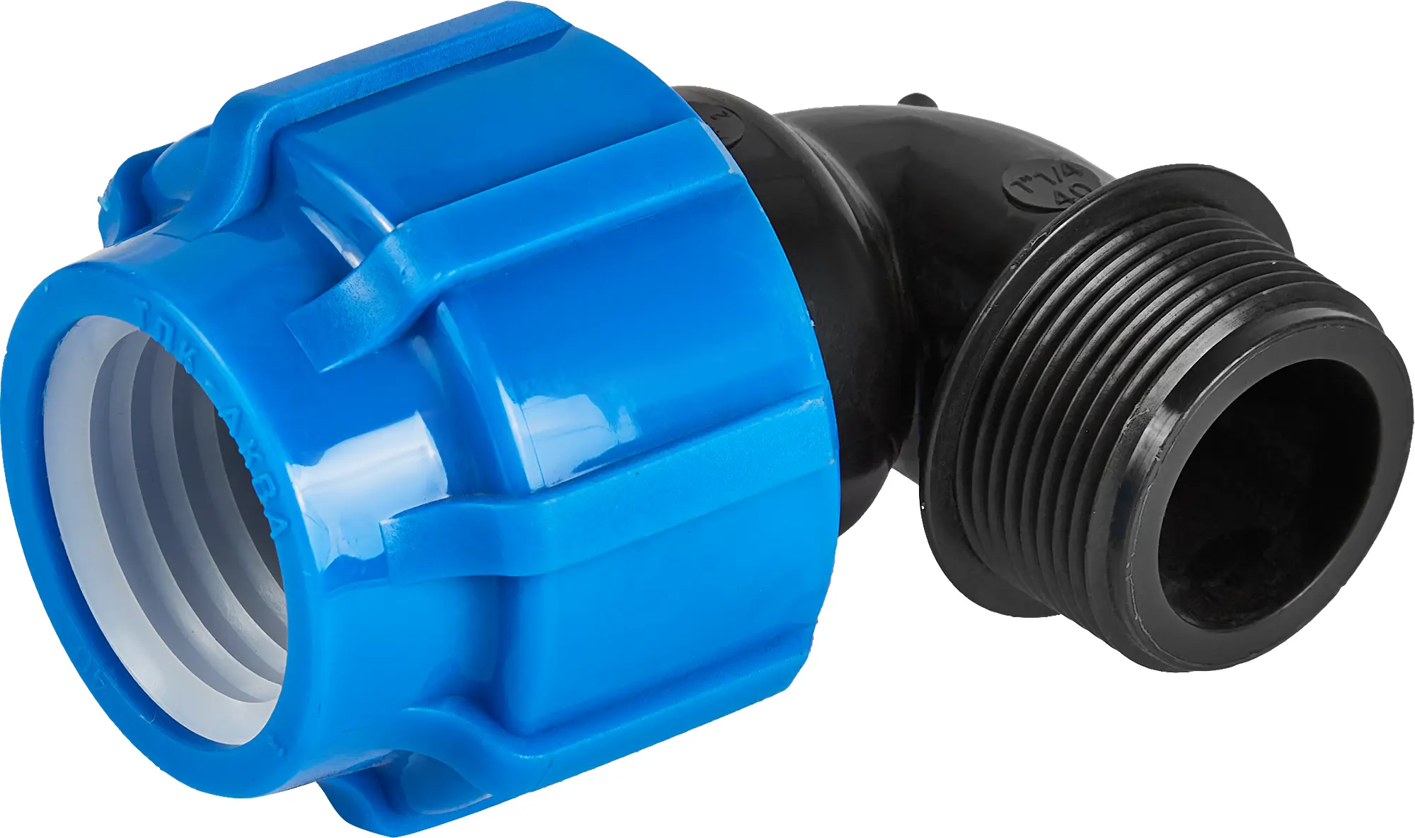 Изображение товара Отвод ТПК-Аква ø40x1 1/4 наружная резьба полипропилен