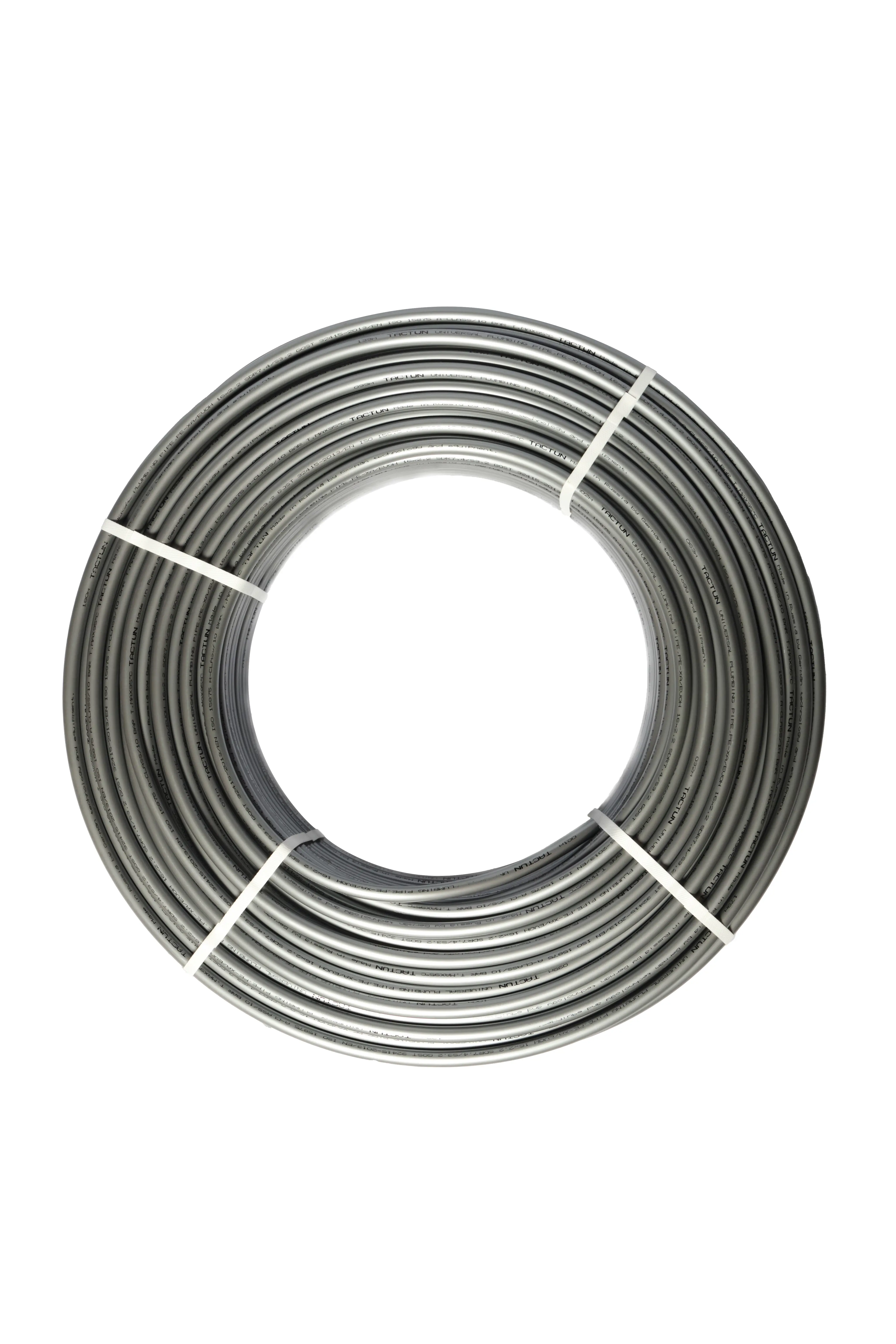 Изображение товара Труба из сшитого полиэтилена для системы отопления Tactun PE-Xa EVOH 16x2.2 мм PN10 бухта 200 м цвет серый