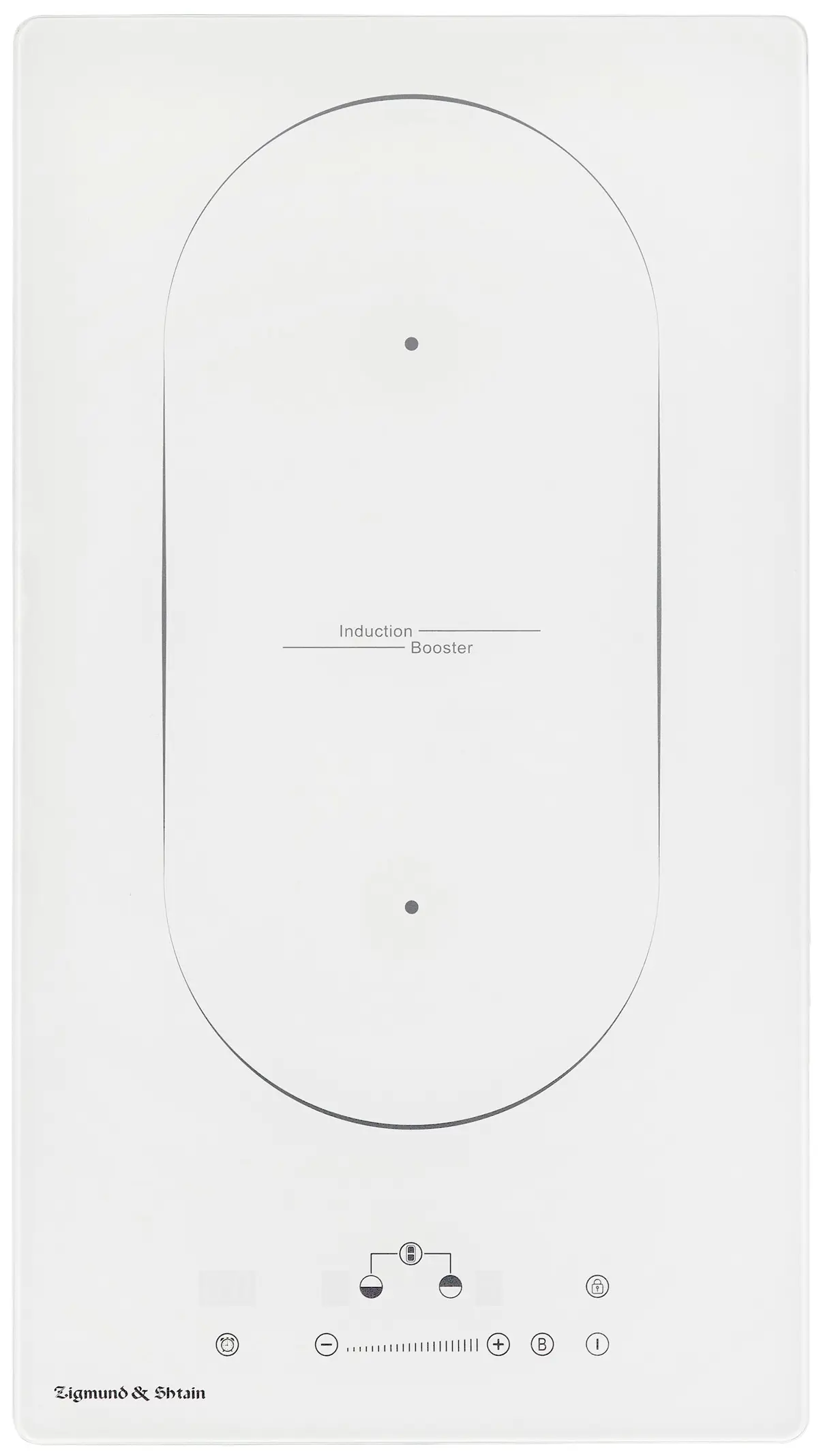 Изображение товара Стеклокерамическая варочная панель Zigmund & Shtain CI 35.3 W 29 см 2 конфорки цвет белый