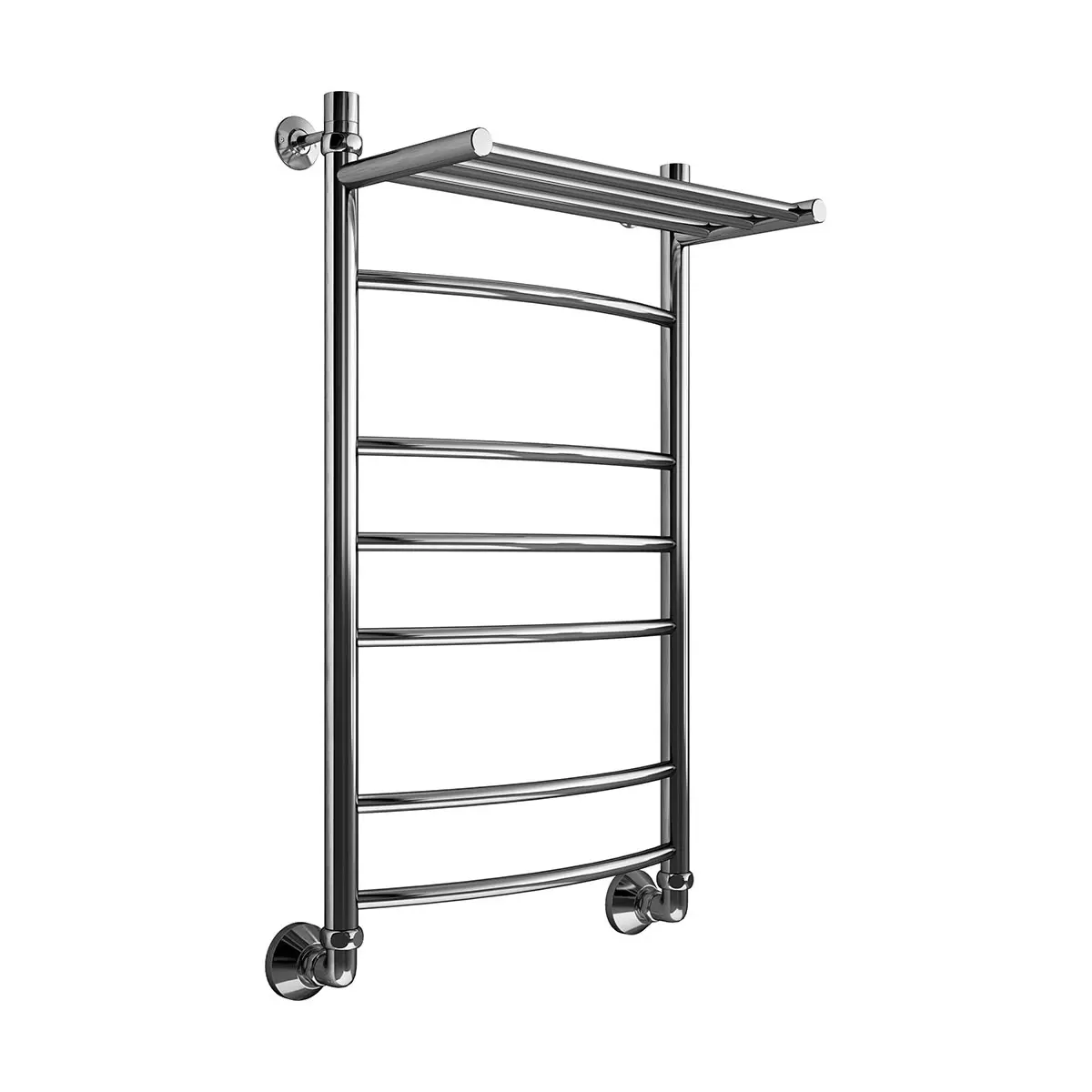 Изображение товара Полотенцесушитель водяной Маргроид Эко 5 50x80 см с полкой нержавеющая сталь 3/4"