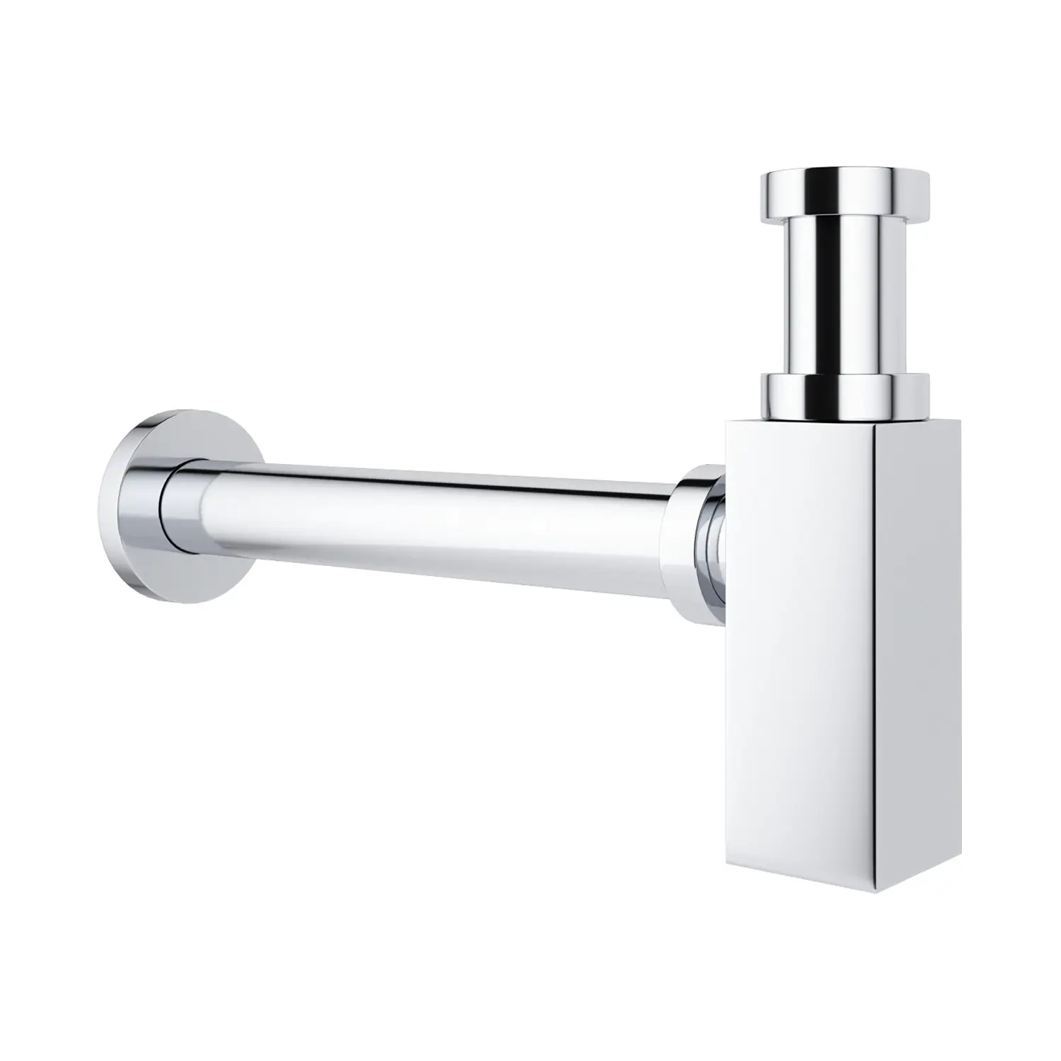 Изображение товара Сифон для раковины Wellsee Drainage System 182109000 латунь цвет хром