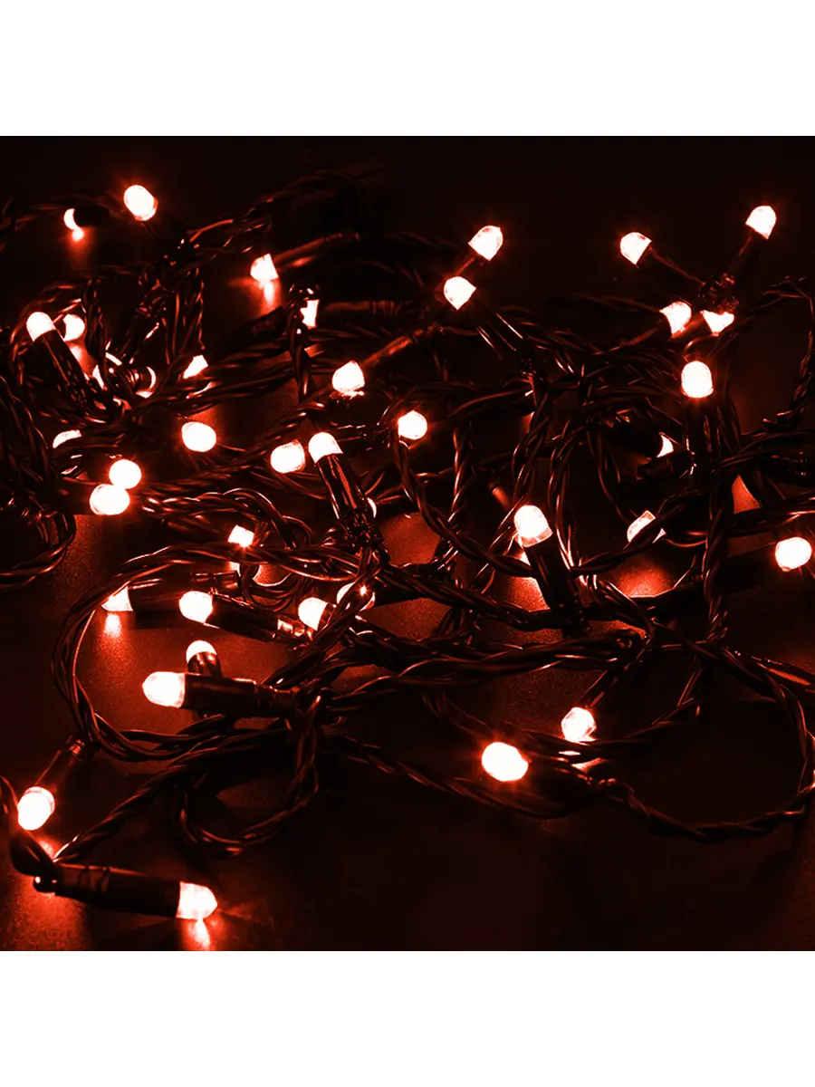 Изображение товара Электрогирлянда универсальная Neon-night 305-142 нить 10 м 0 ламп красный 1 режимов работы