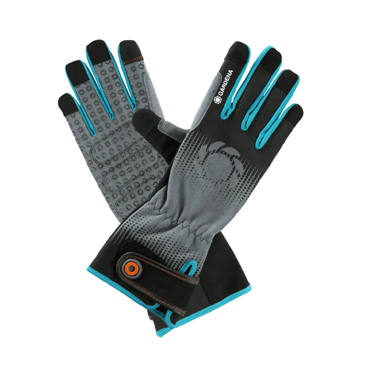 Изображение товара Перчатки нейлоновые Gardena для ухода за кустарниками 240150 L цвет серо-серебристый