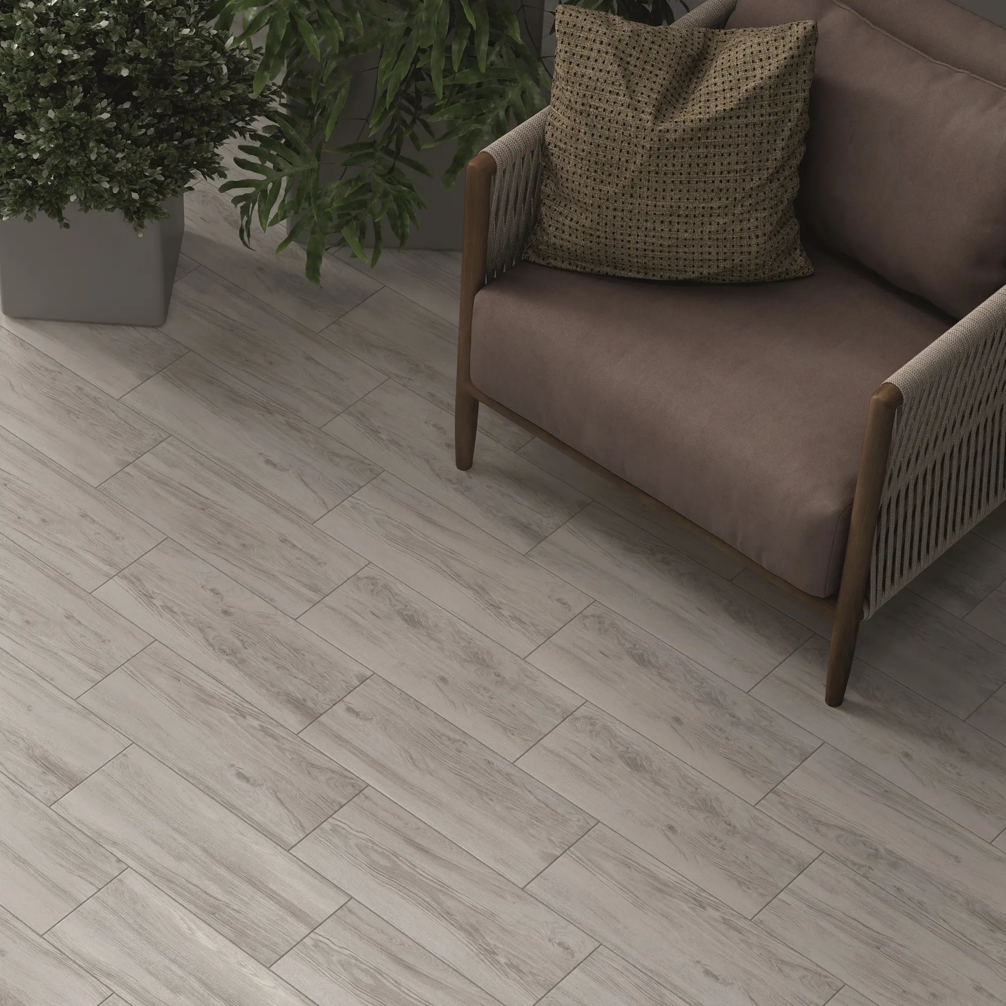 Изображение товара Глазурованный керамогранит Kerama Marazzi Эпос SG414020N 20.1x50.1 см 1.41 м² матовый цвет серый