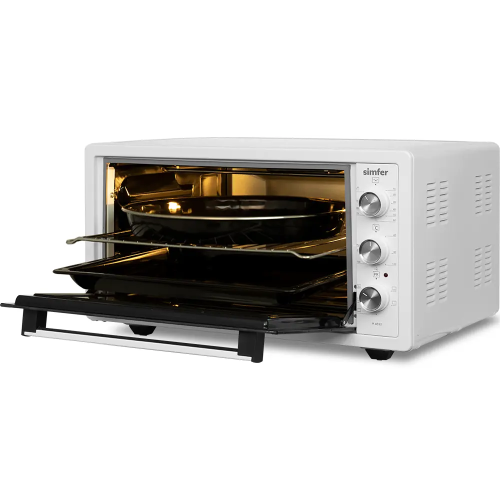 Изображение товара Электропечь Simfer M4552 59x33x38.5 см 1400 кВт цвет белый