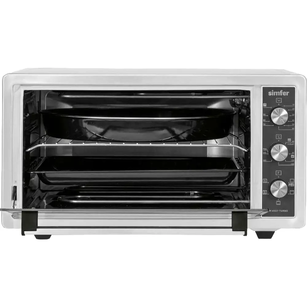 Изображение товара Электропечь Simfer M4507 59x33x38.5 см 1400 кВт цвет нержавеющая сталь