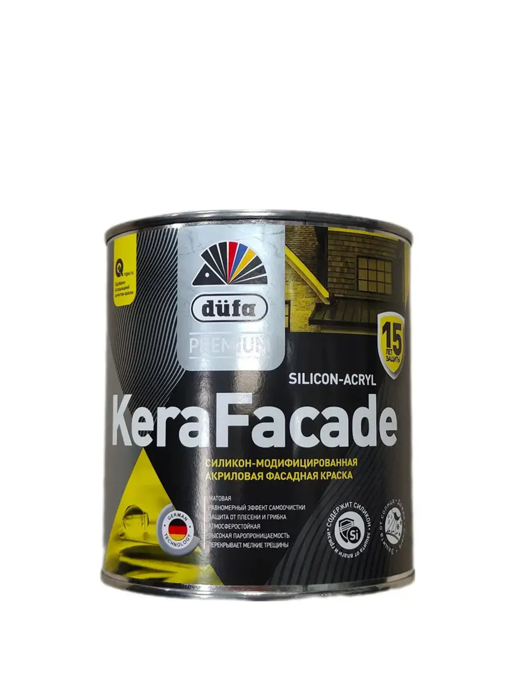 Изображение товара Фасадная краска Dufa Premium kerafacade 0с-00032810 матовая 0.9 л