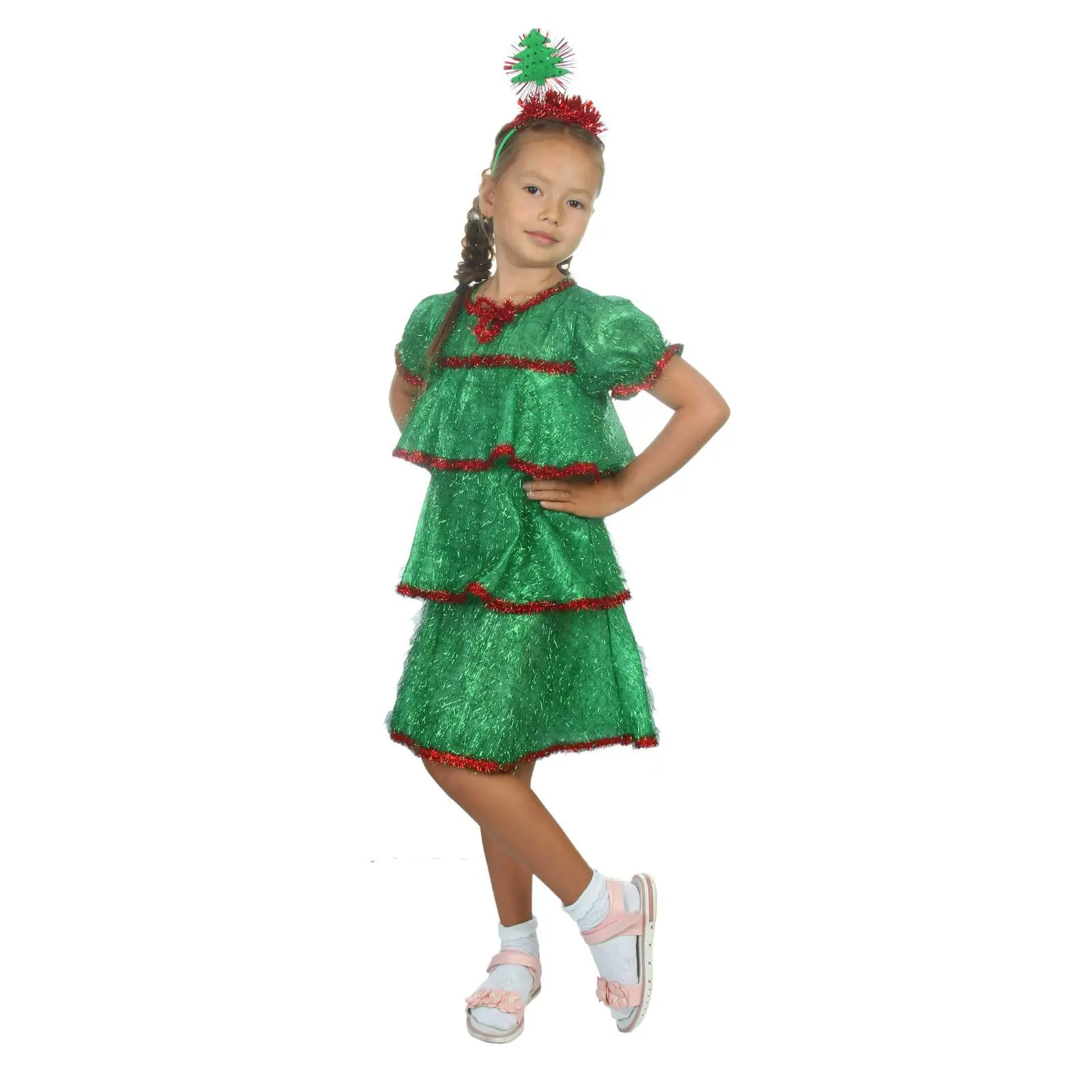 Изображение товара Маскарадный костюм Страна карнавалия Ёлочка искристая 2465888 размер единый