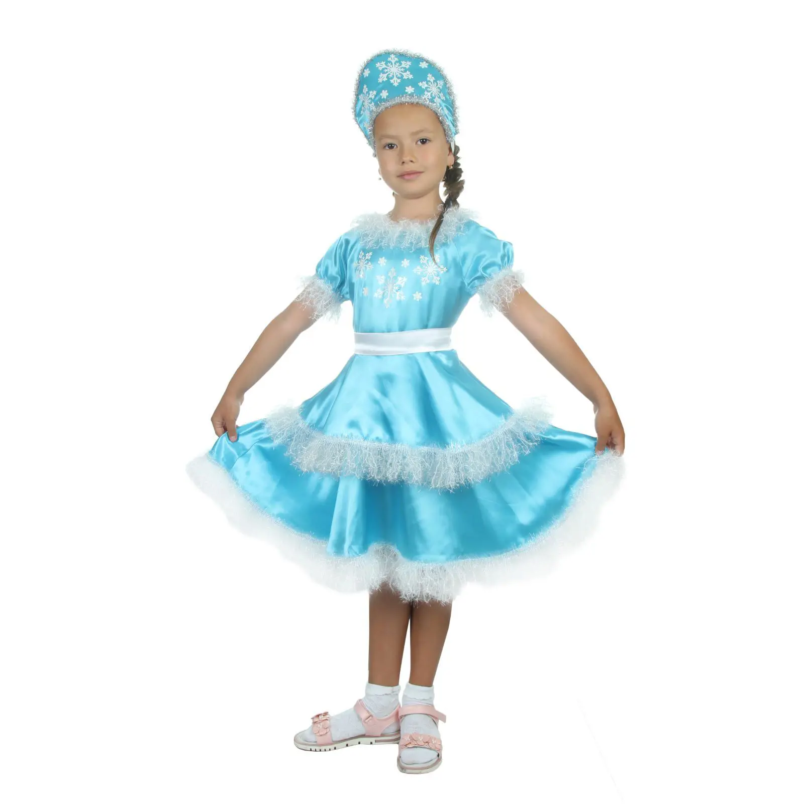 Изображение товара Маскарадный костюм Страна карнавалия Снегурочка снежная 2465883 размер единый