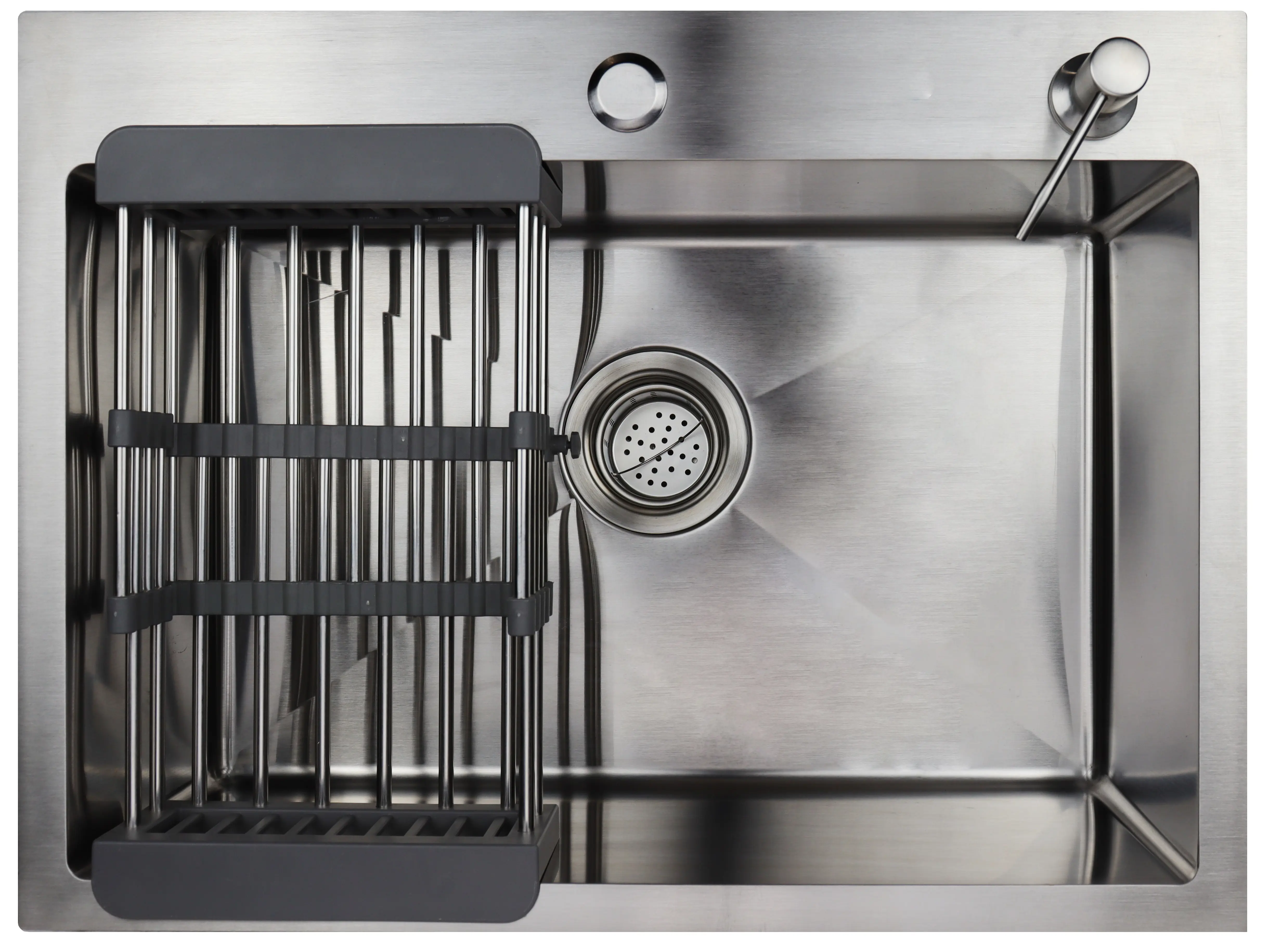 Изображение товара Врезная мойка SIRIUSLINE SL6045 из нержавеющей стали 60x45 см