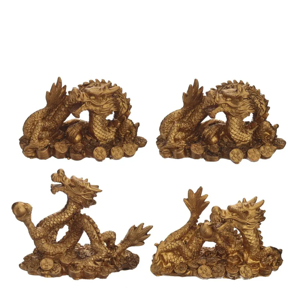 Изображение товара Фигурка декоративная Дракон 4в. 10x5x7 см 547103