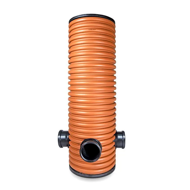 Изображение товара Колодец дренажный SN8 D300 1.5 м PRO AQUA оранжевый