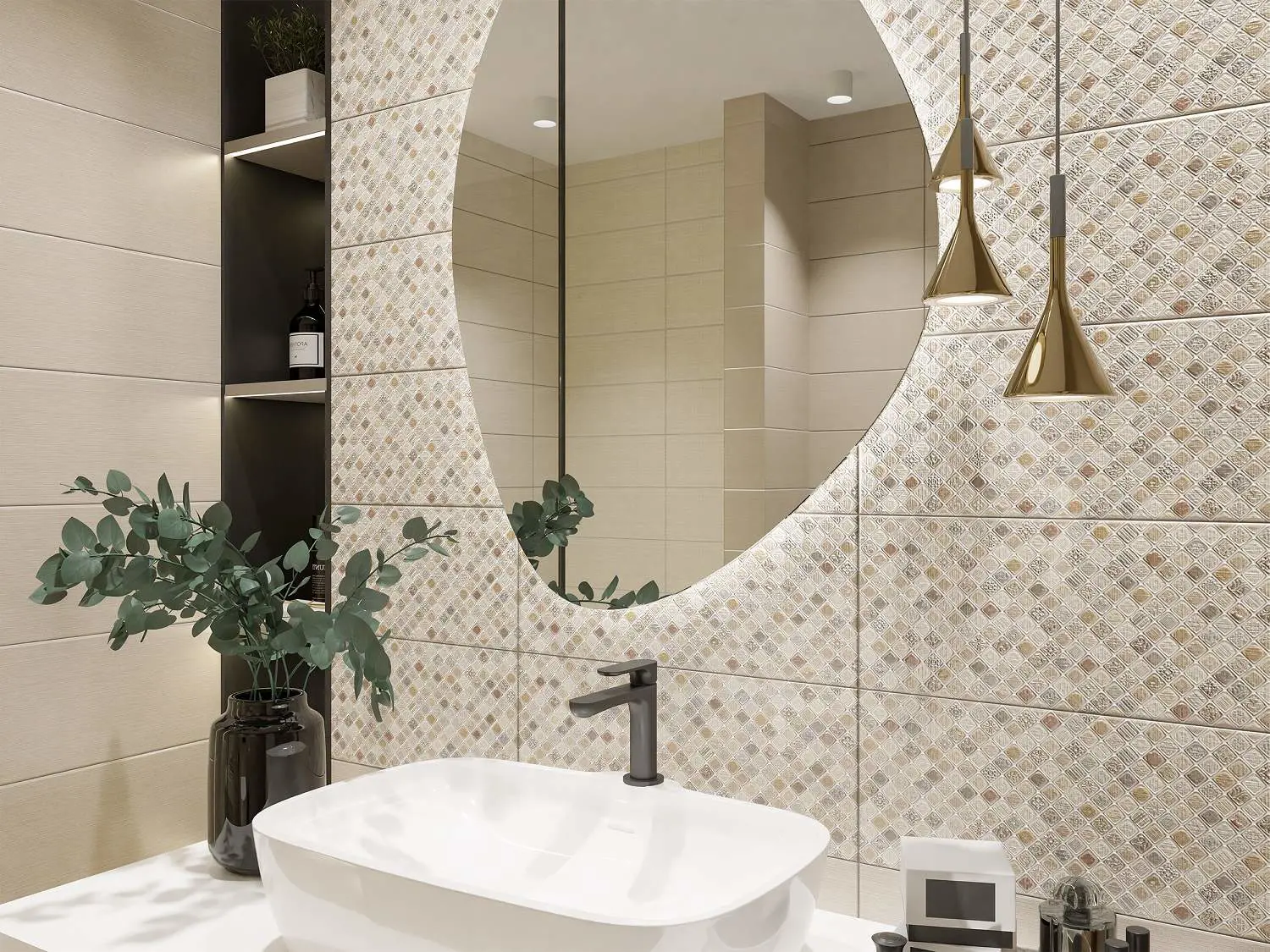 Изображение товара Керамическая плитка Azori 509481101 20.1x50.5см 1.52 м² цвет кремовый