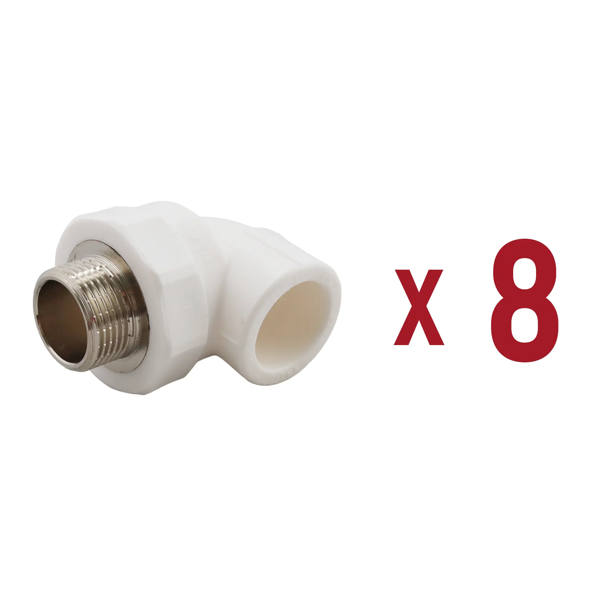 Изображение товара Уголок Valtec VTp.753.0.02505 25x3/4" наружная резьба полипропилен 8 шт.