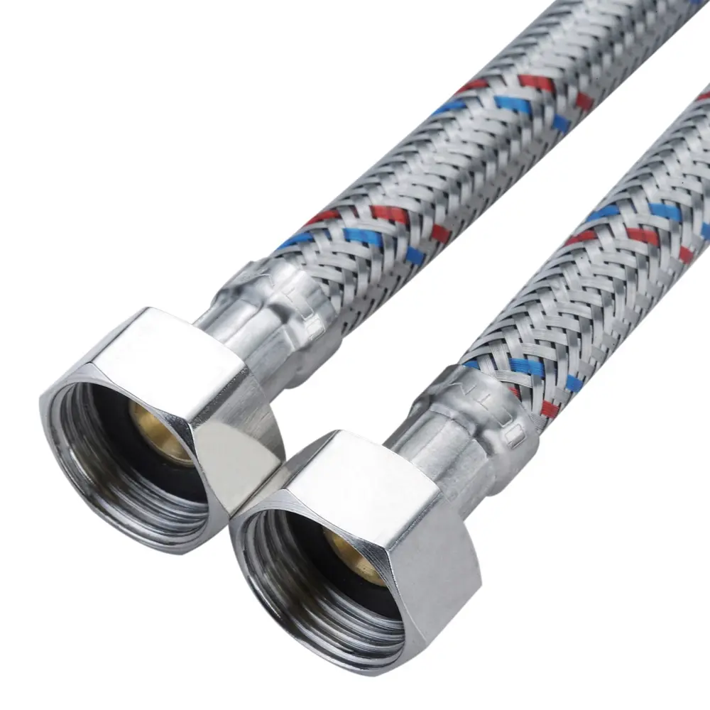 Изображение товара Гибкая подводка для воды 1/2" 100 см Стм CWGGF100 с внутренней резьбой Китай