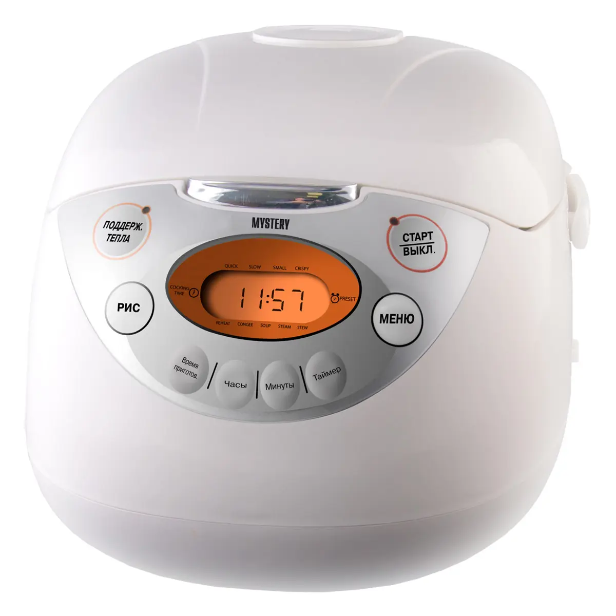Изображение товара Мультиварка Mystery MCM-1017 3 л 9 программ цвет белый