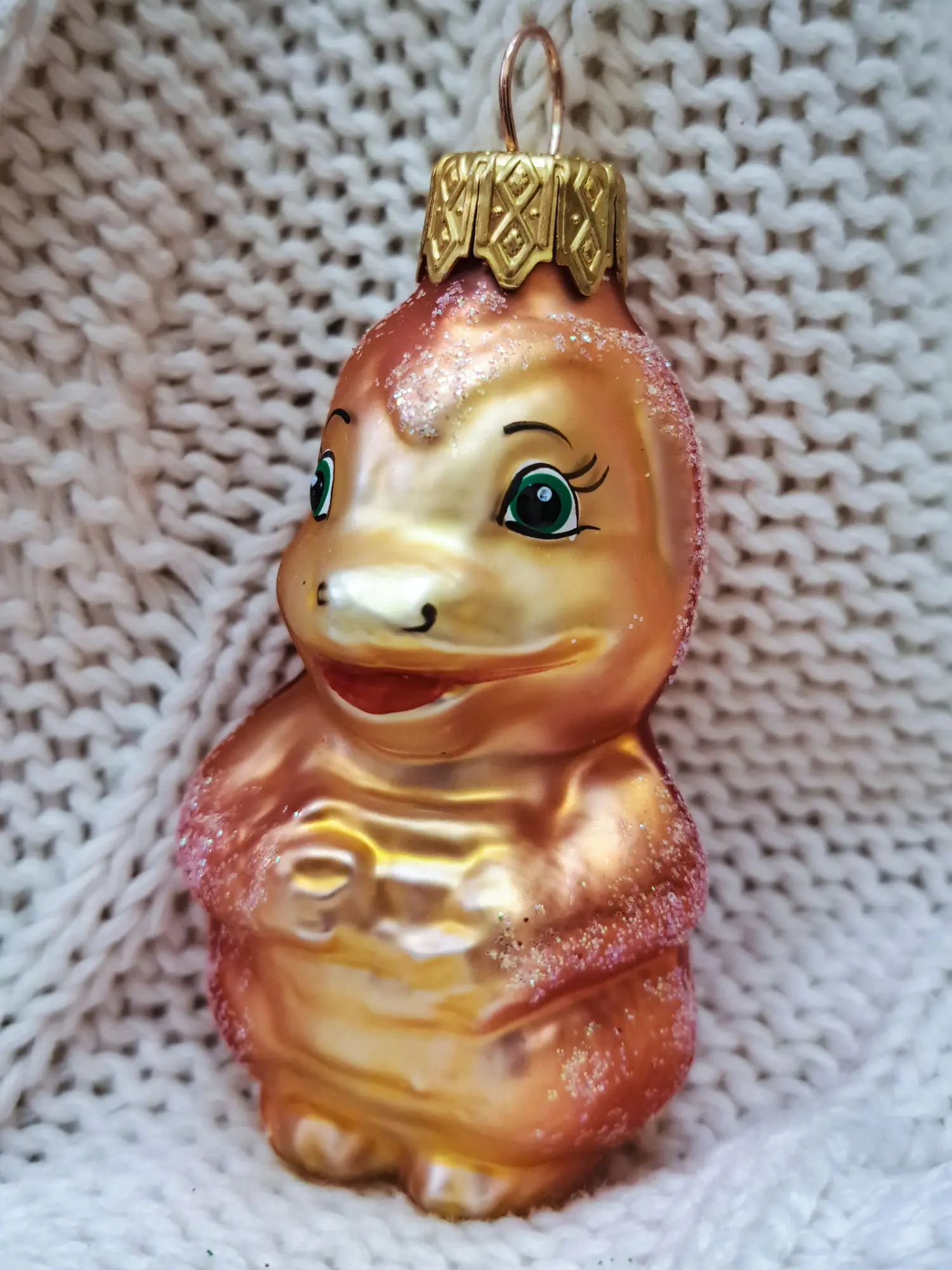 Изображение товара Елочная игрушка Дракончик Коломеев ФУ-743 8 см х 4 см разноцветный