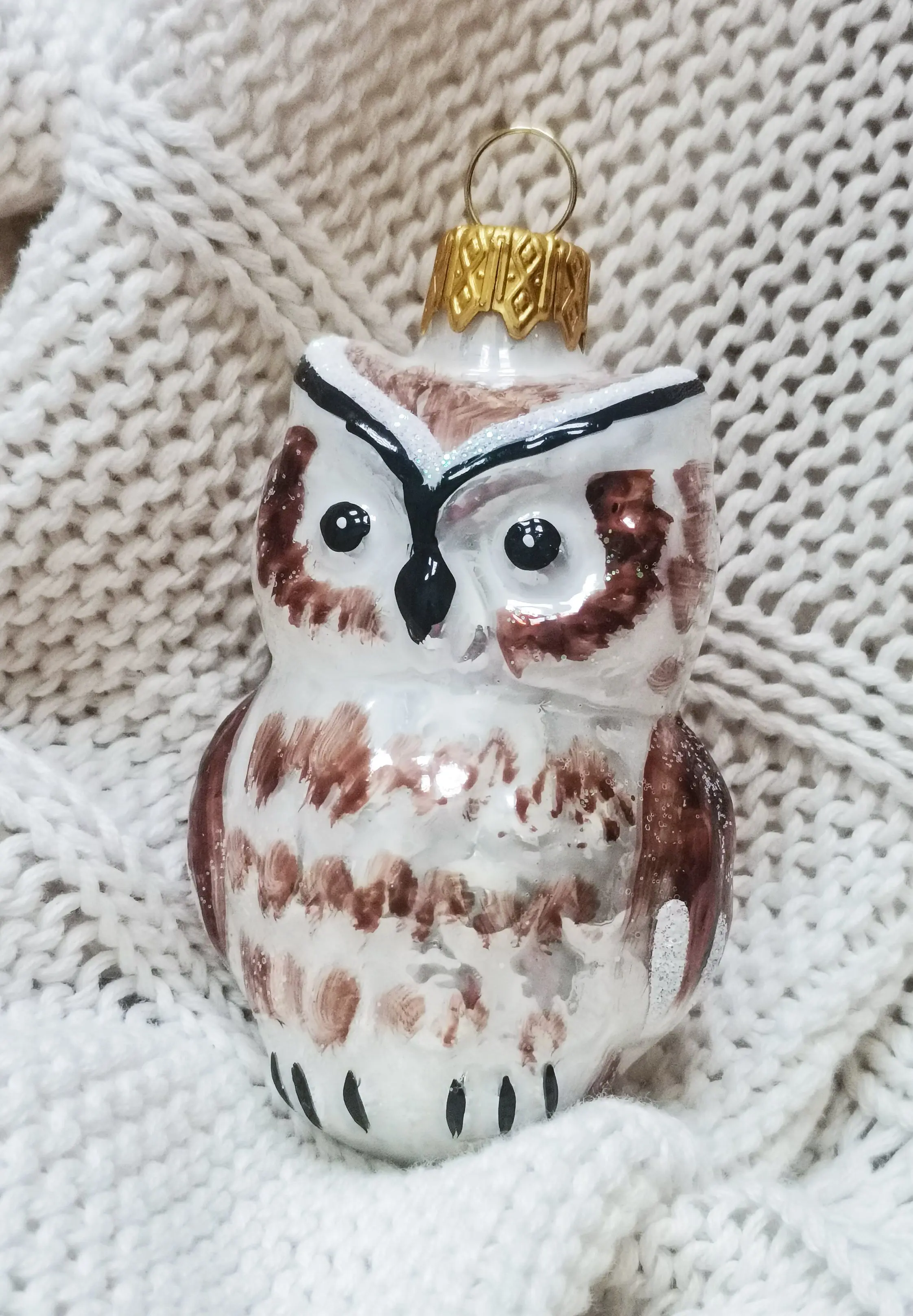 Изображение товара Елочная игрушка Сова Коломеев ФУ-604 7 см х 4 см разноцветный