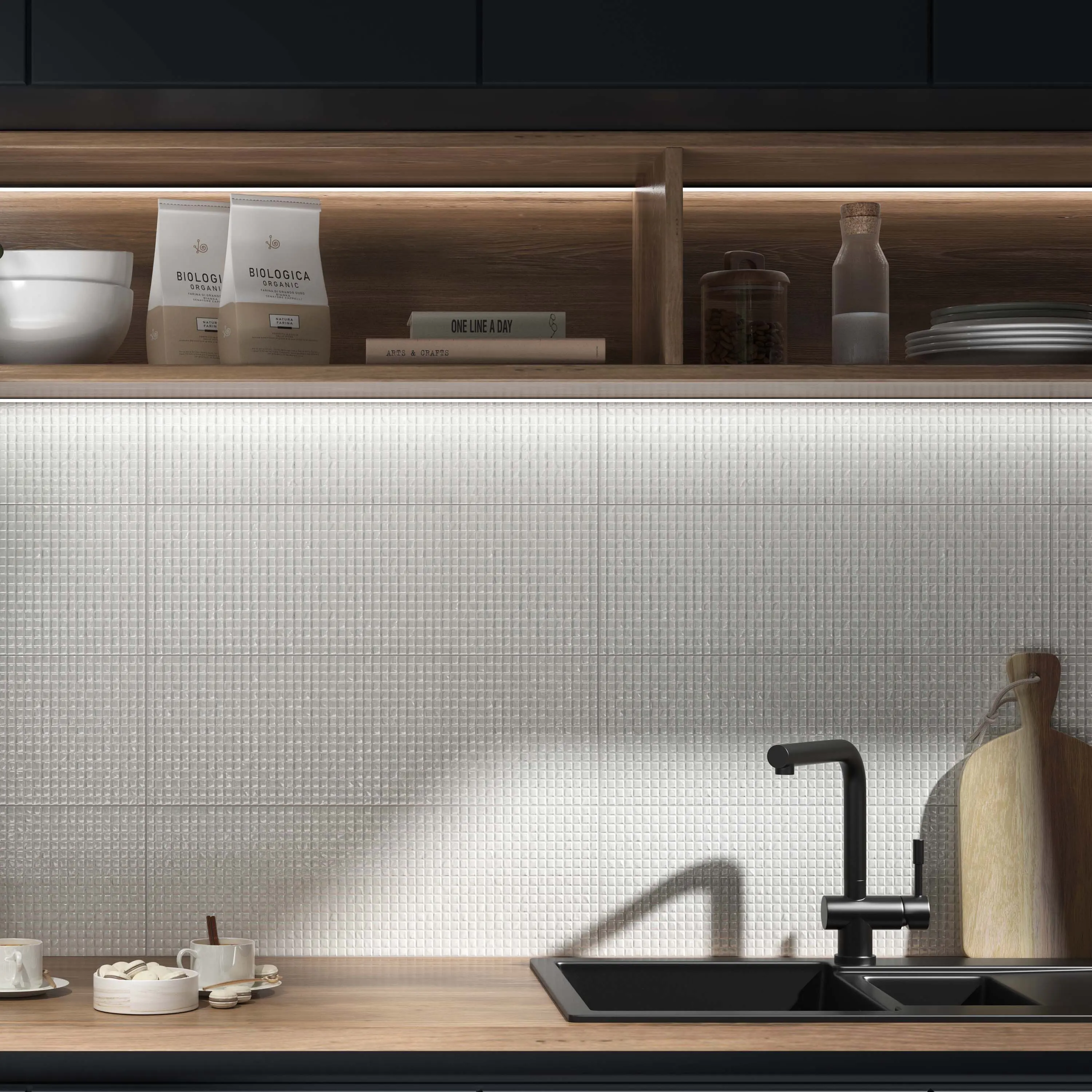 Изображение товара Плитка настенная Kerama Marazzi Сигма 20x60 см глянцевая белая