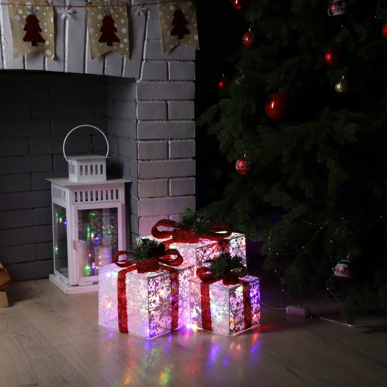 Изображение товара Светящаяся электрическая фигура Цветные подарки для дома Luazon lighting h 25 см разноцветный