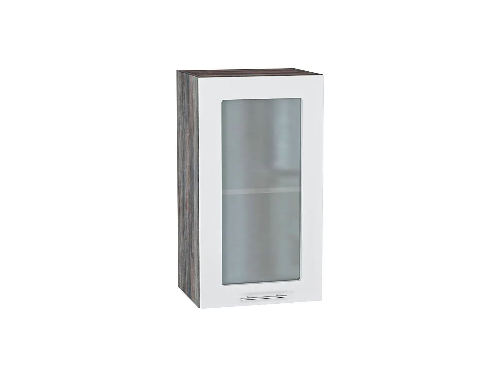 Изображение товара Навесной шкаф с 1-ой остекленной дверцей Сурская Мебель Валерия 40x71.60x31.80 см МДФ цвет кальяри/айленд