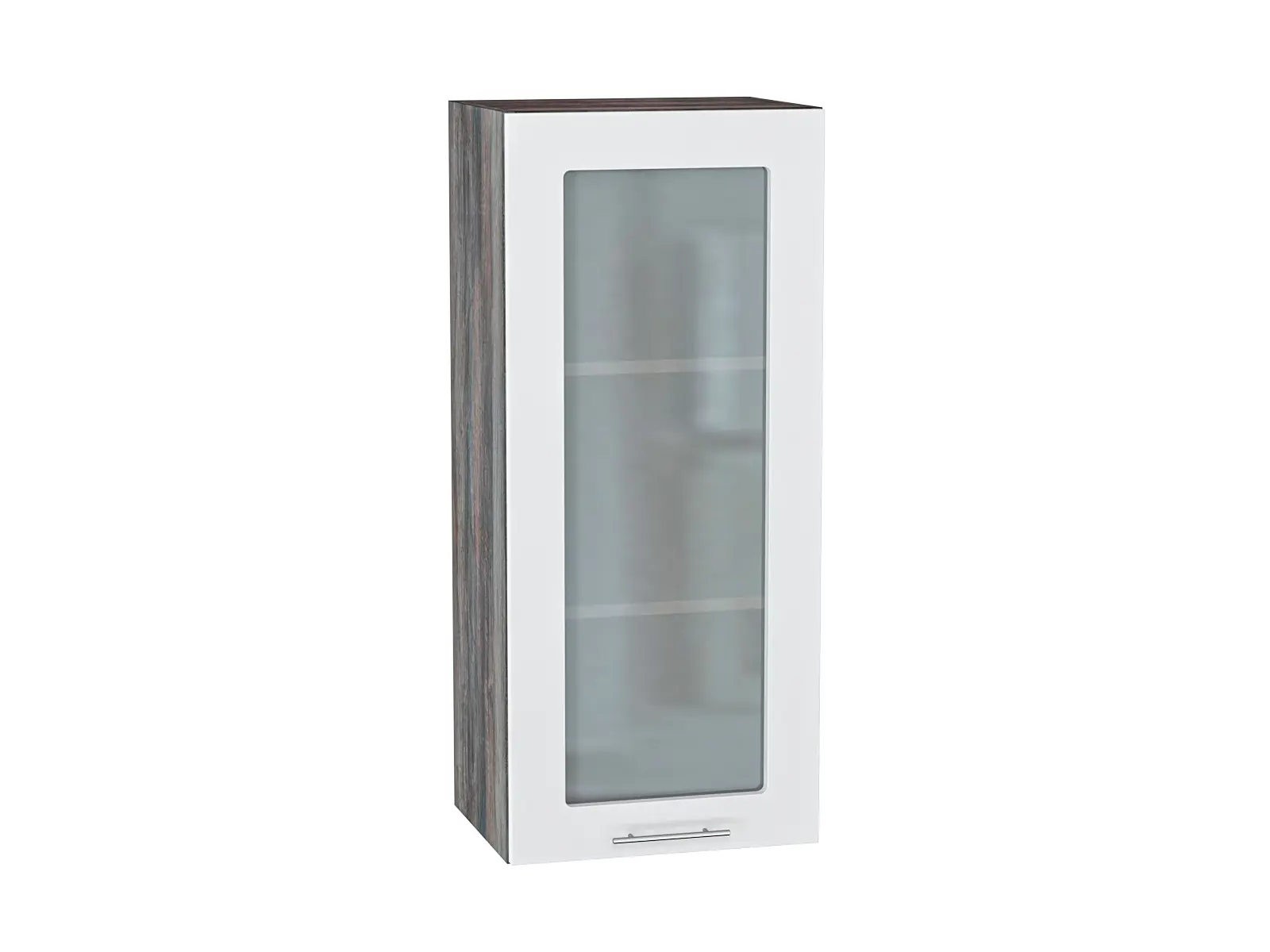 Изображение товара Навесной шкаф с 1-ой остекленной дверцей Сурская Мебель Валерия 40x92x31.80 см МДФ цвет кальяри/айленд