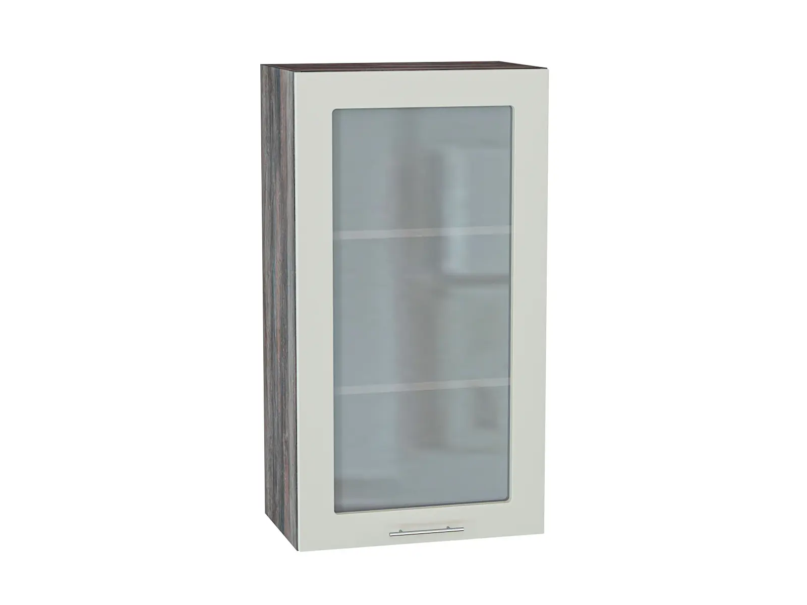 Изображение товара Навесной шкаф с 1-ой остекленной дверцей Сурская Мебель Валерия 50x92x31.80 см МДФ цвет кальяри/альбион софт