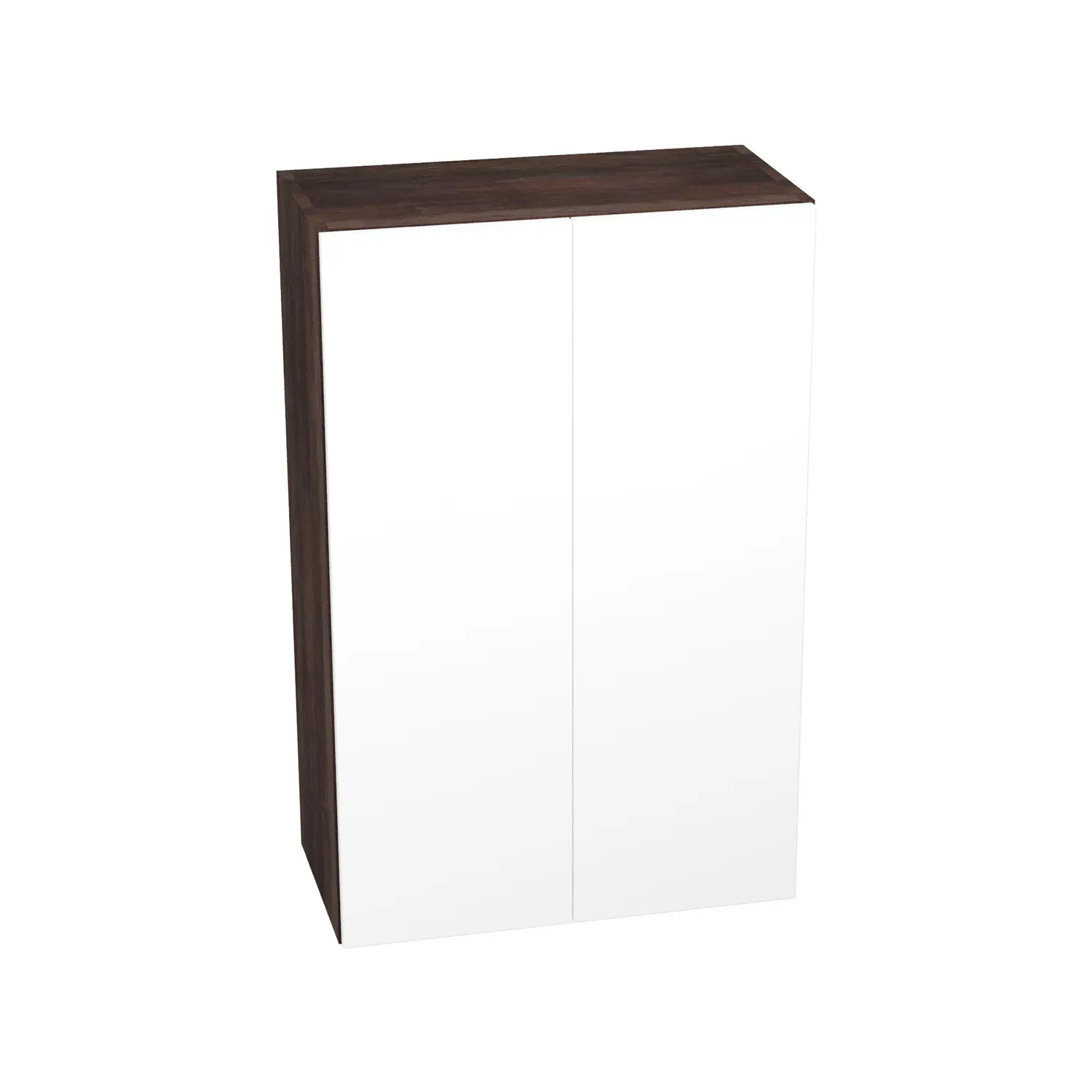 Изображение товара Навесной шкаф с 2-мя дверцами Сурская Мебель Эстетик 60x92x31.80 см МДФ цвет кальяри/магнолия матовый