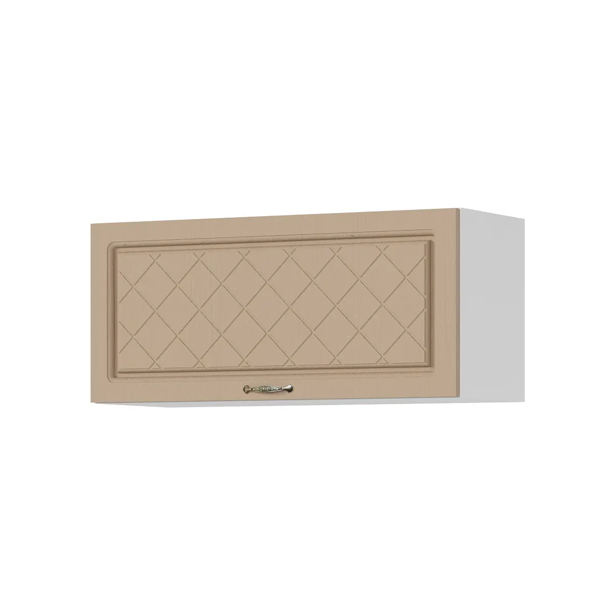 Изображение товара Навесной шкаф Стендмебель Модена 80x35.8x31.4 см ЛДСП цвет белый/дуб кофе