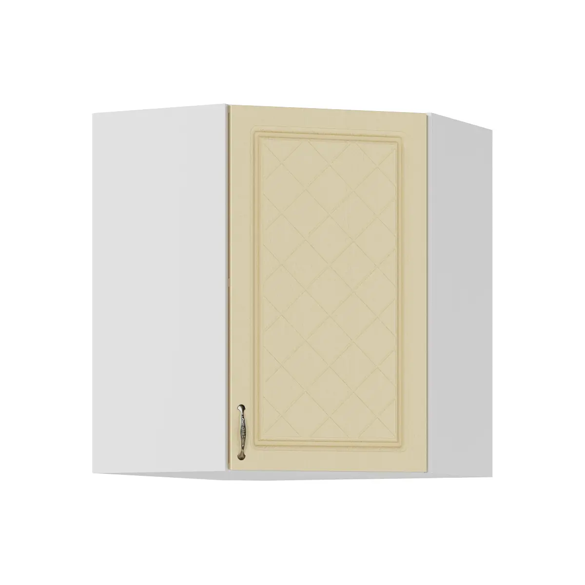 Изображение товара Навесной шкаф Стендмебель Модена 60x71.6x60 см ЛДСП цвет белый/дуб ваниль