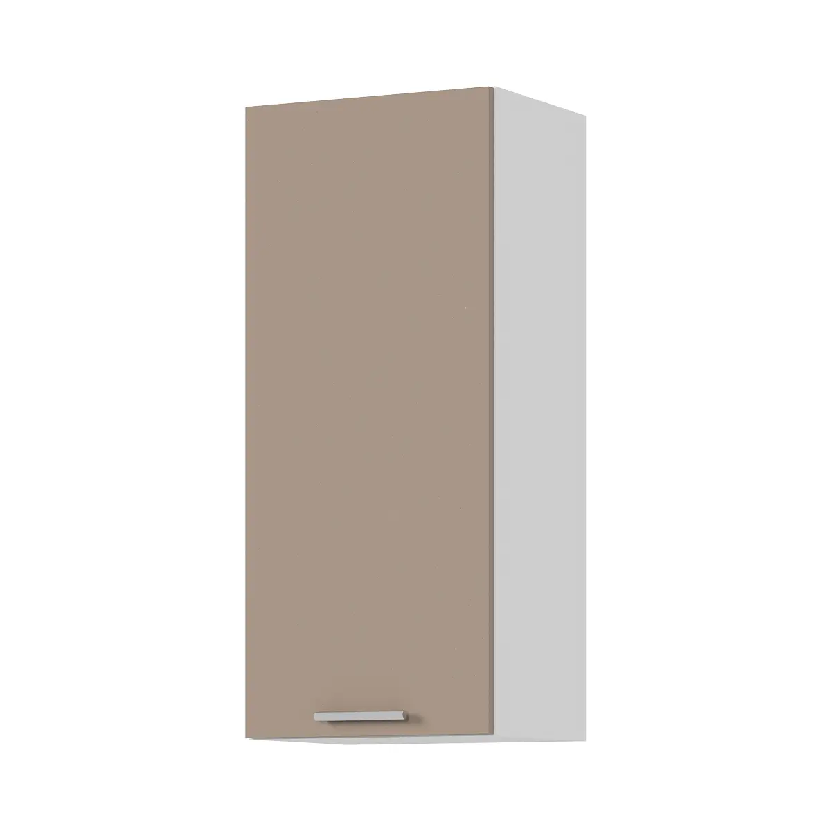 Изображение товара Навесной шкаф Стендмебель Ксения 40x92x31.4 см ЛДСП цвет белый/кофе с молоком