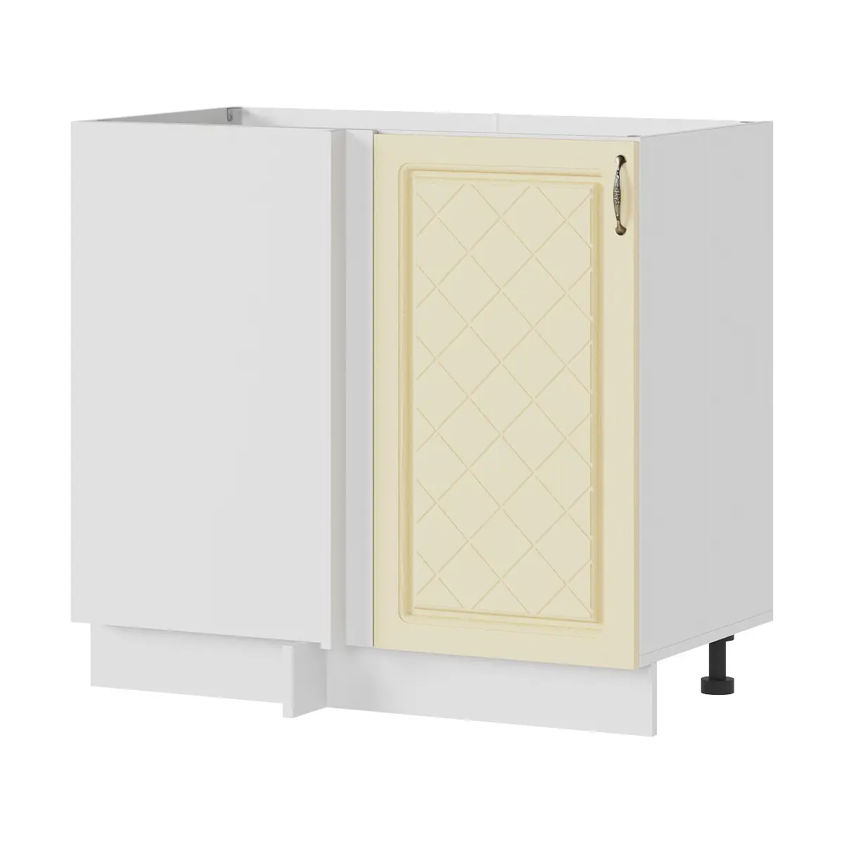 Изображение товара Напольный шкаф Стендмебель Модена 100x84x47.4 см ЛДСП цвет белый/дуб ваниль